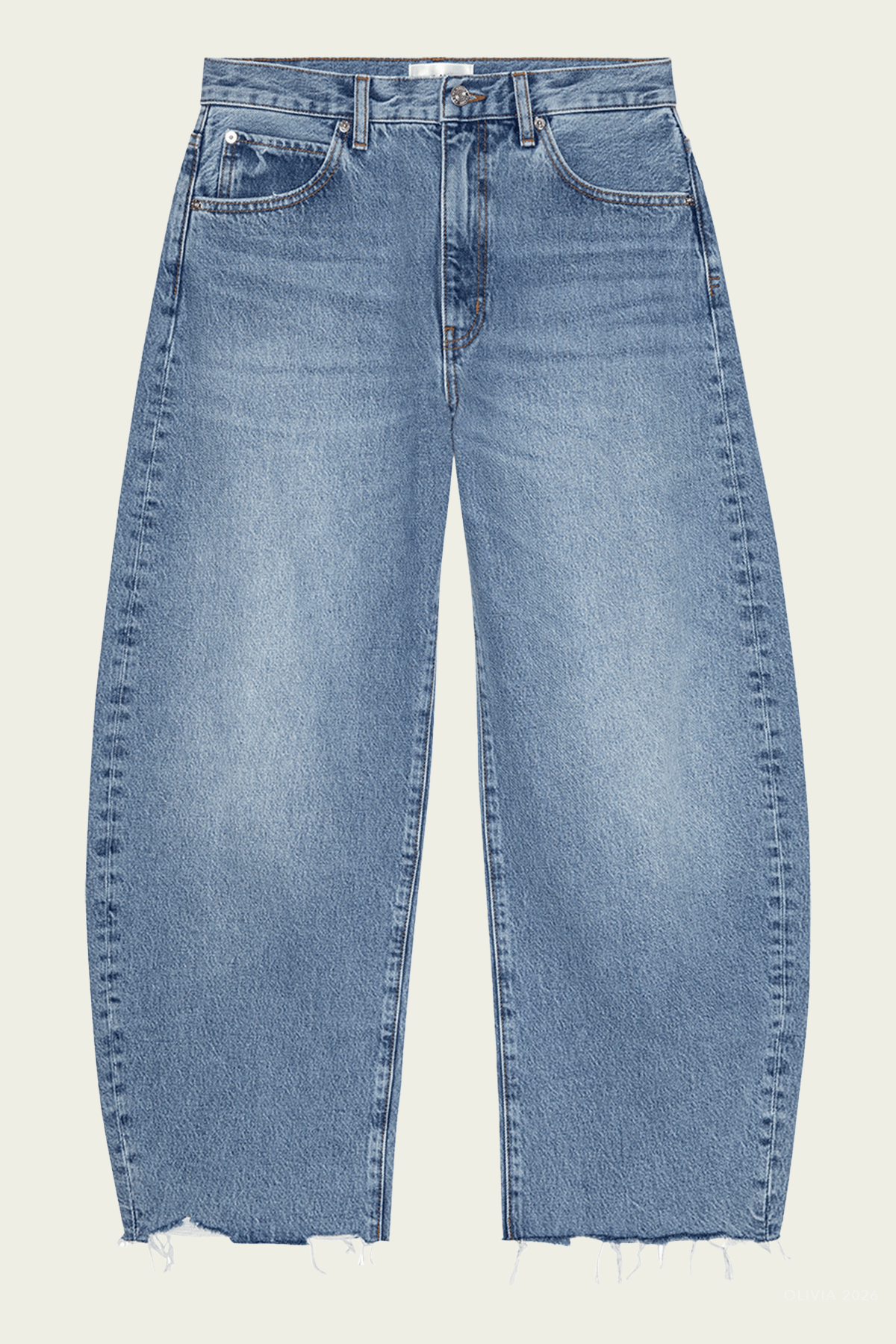 The Bubble Crop in Rapture Raw Fray - shop - olivia.com