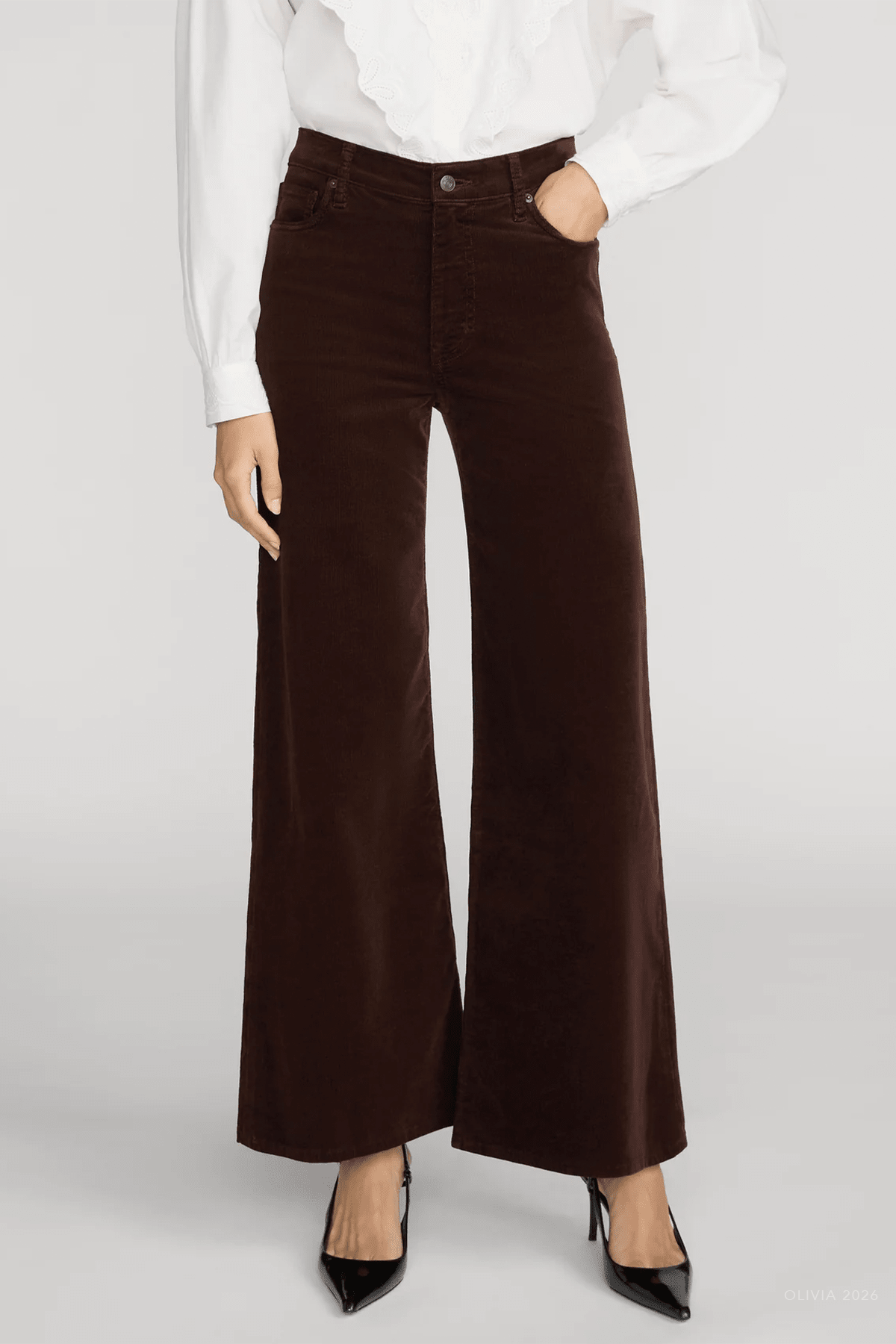 The Corduroy Swing in Espresso - shop-olivia.com