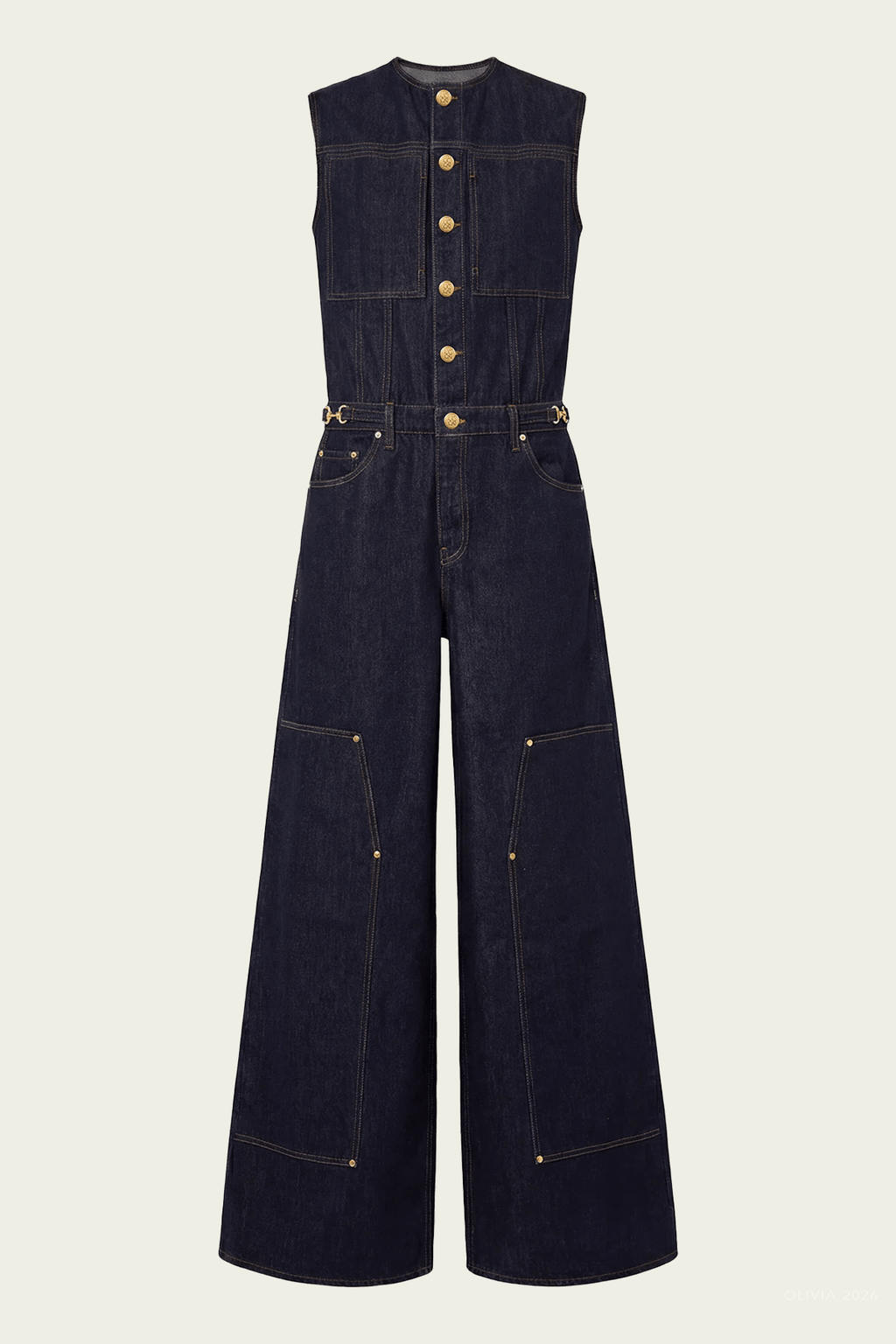 Esme Denim Jumpsuit Tigris