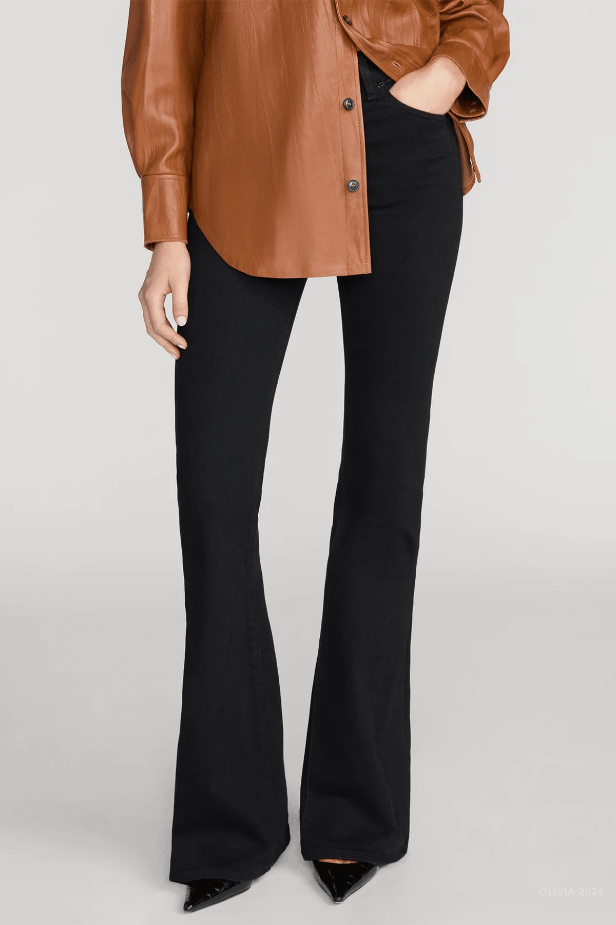The Flare in Black - shop-olivia.com