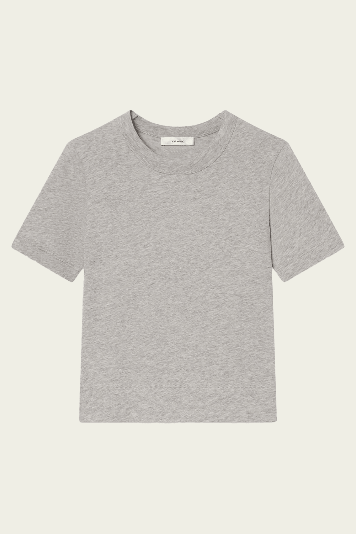 The Heather Boxy Tee in Heather Grey - shop - olivia.com