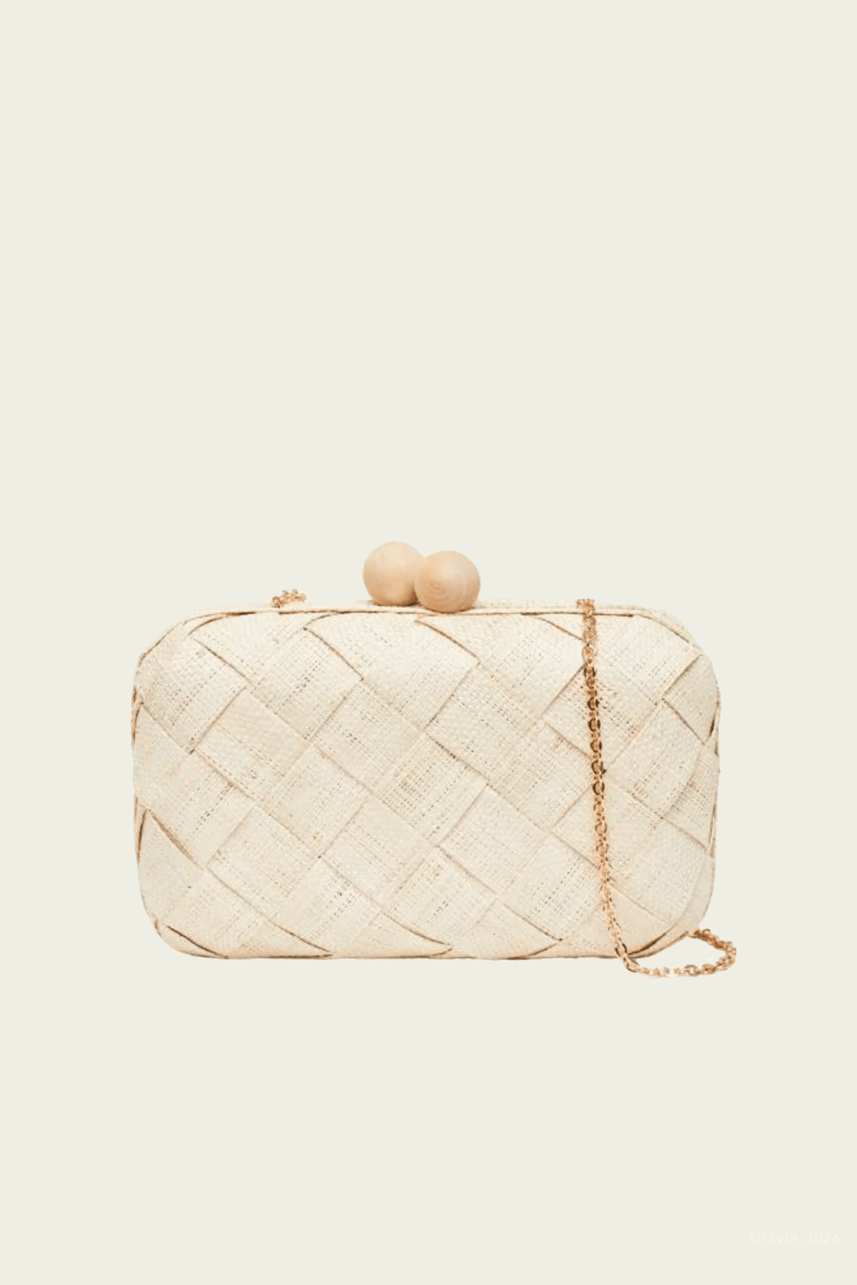 The Island Clutch in Sand - shop - olivia.com