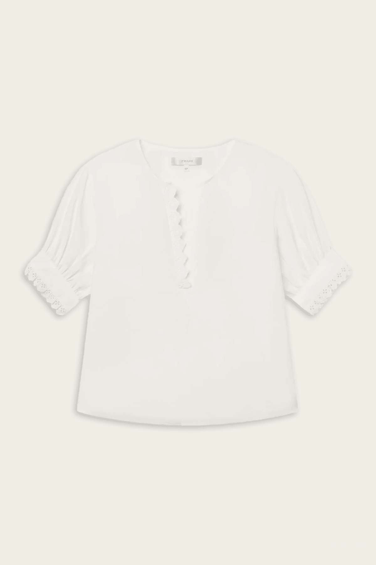 The Keepsake Popover Top in White - shop - olivia.com