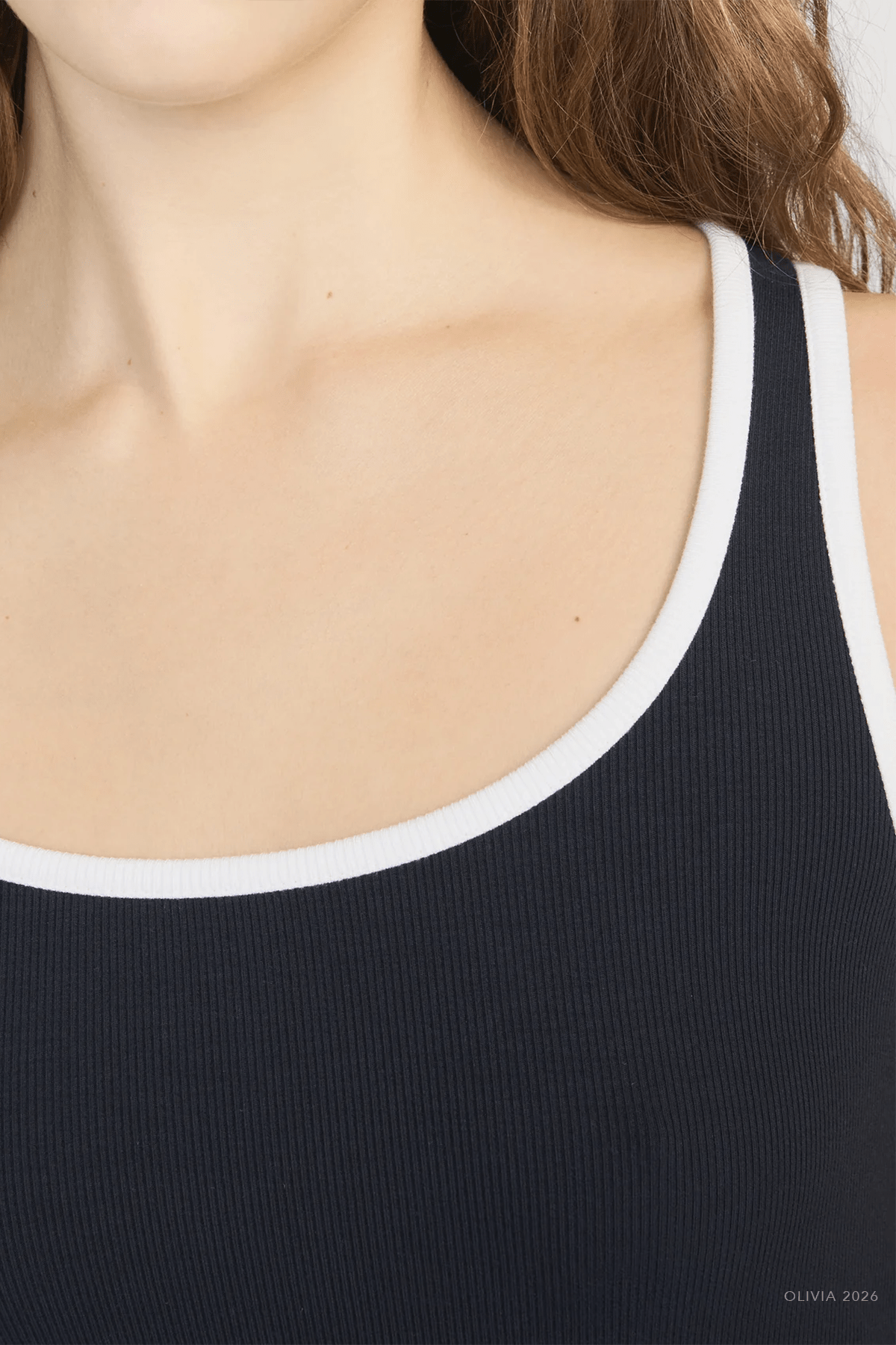 The Sporty Tank in Navy - shop - olivia.com
