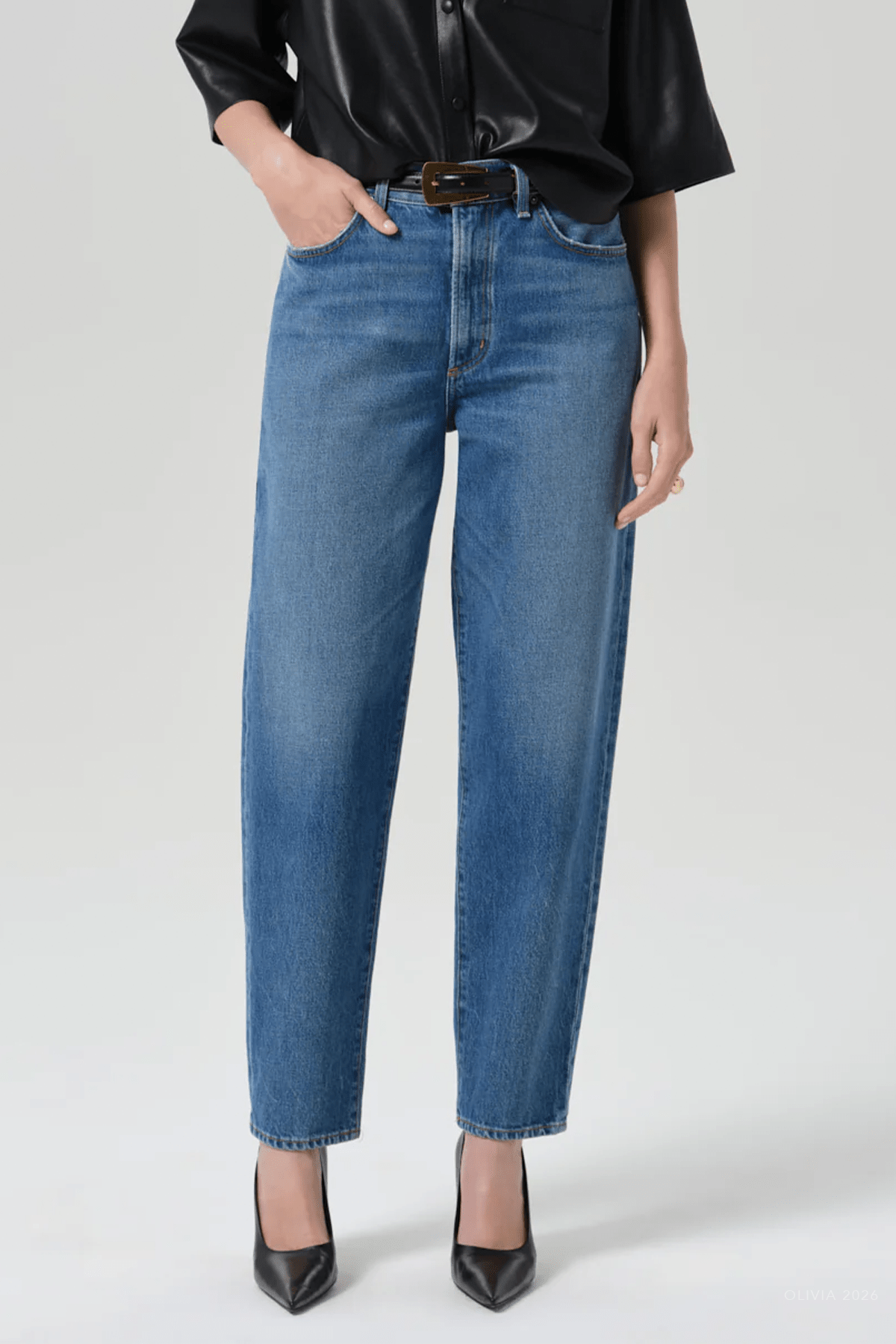 The Taper Jean in Pastis - shop-olivia.com