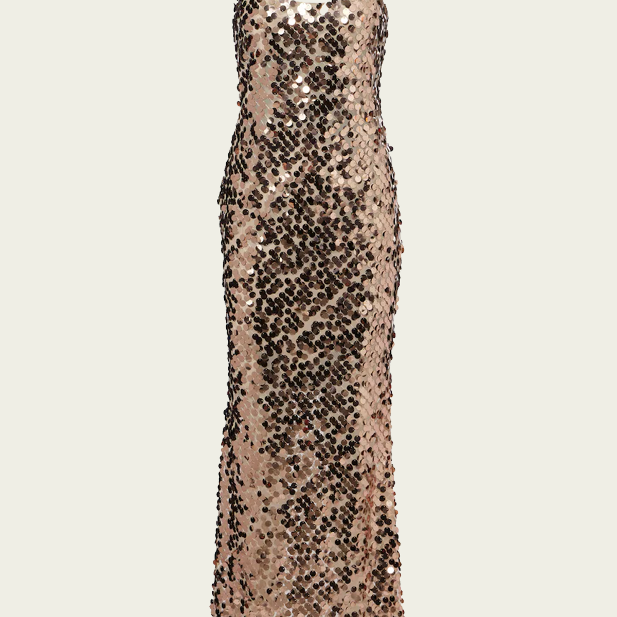 rose gold maxi dress Piallette Cami Gown in Rose Gold