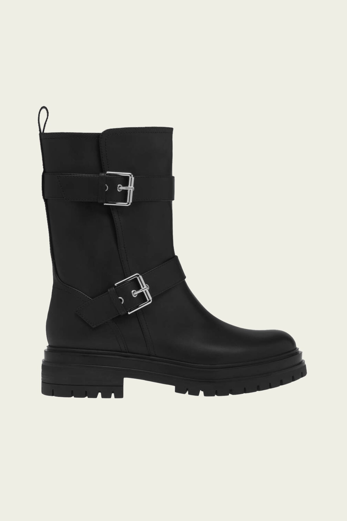 Thiago Biker Bootie in Black - shop - olivia.com