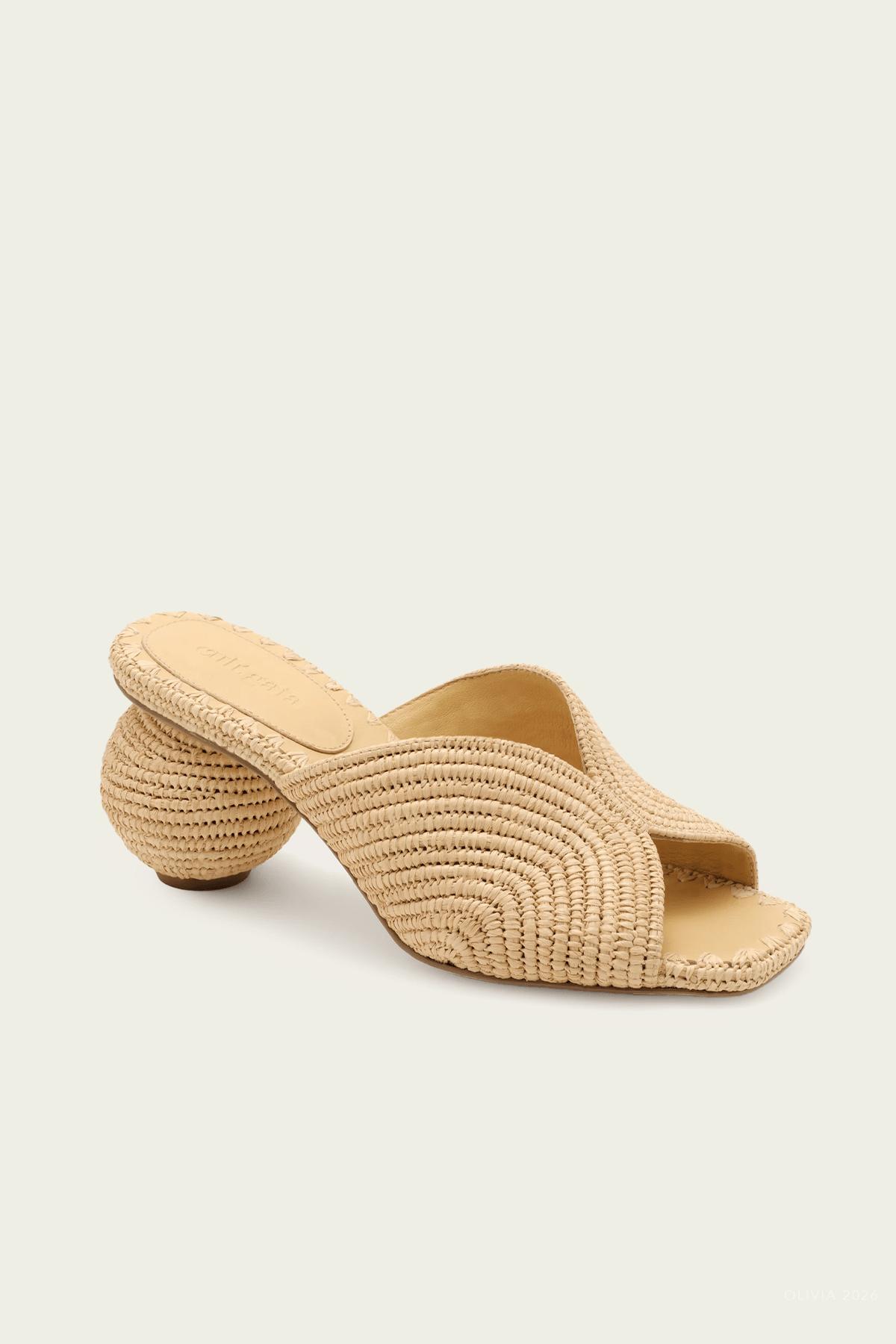 Tia Sandal in Natural - shop-olivia.com