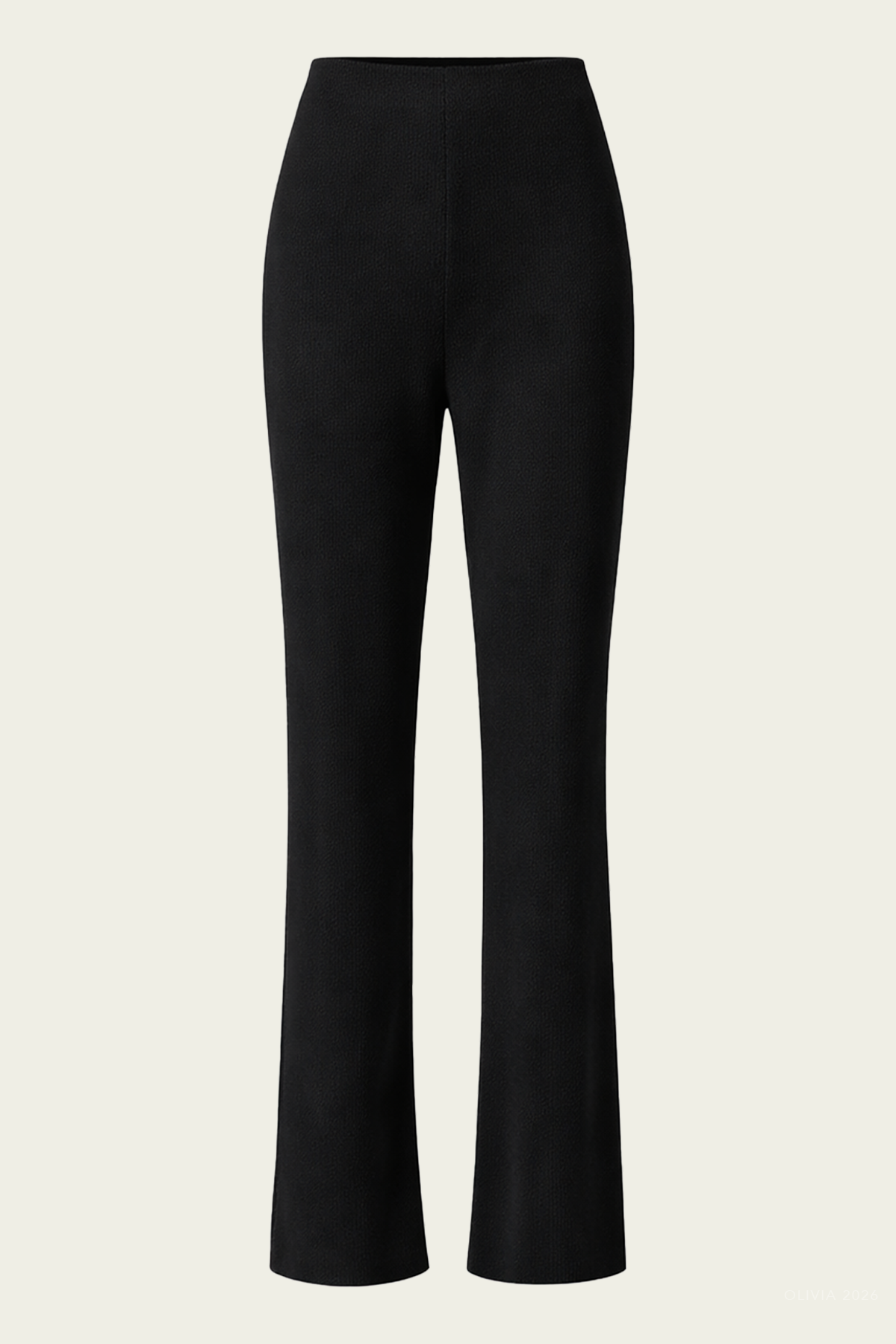 Viscose Plisse Corbit Pant in Black