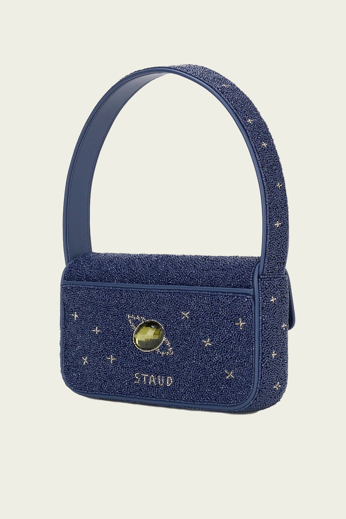 Tommy Beaded Bag in Navy Celestial - shop - olivia.com