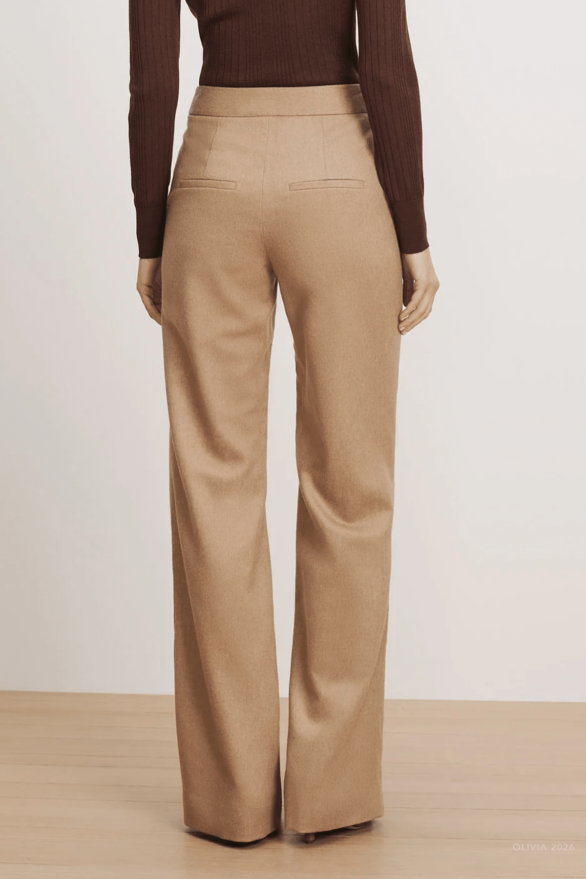 Tonelli Wide-Leg Pant in Camel - shop-olivia.com