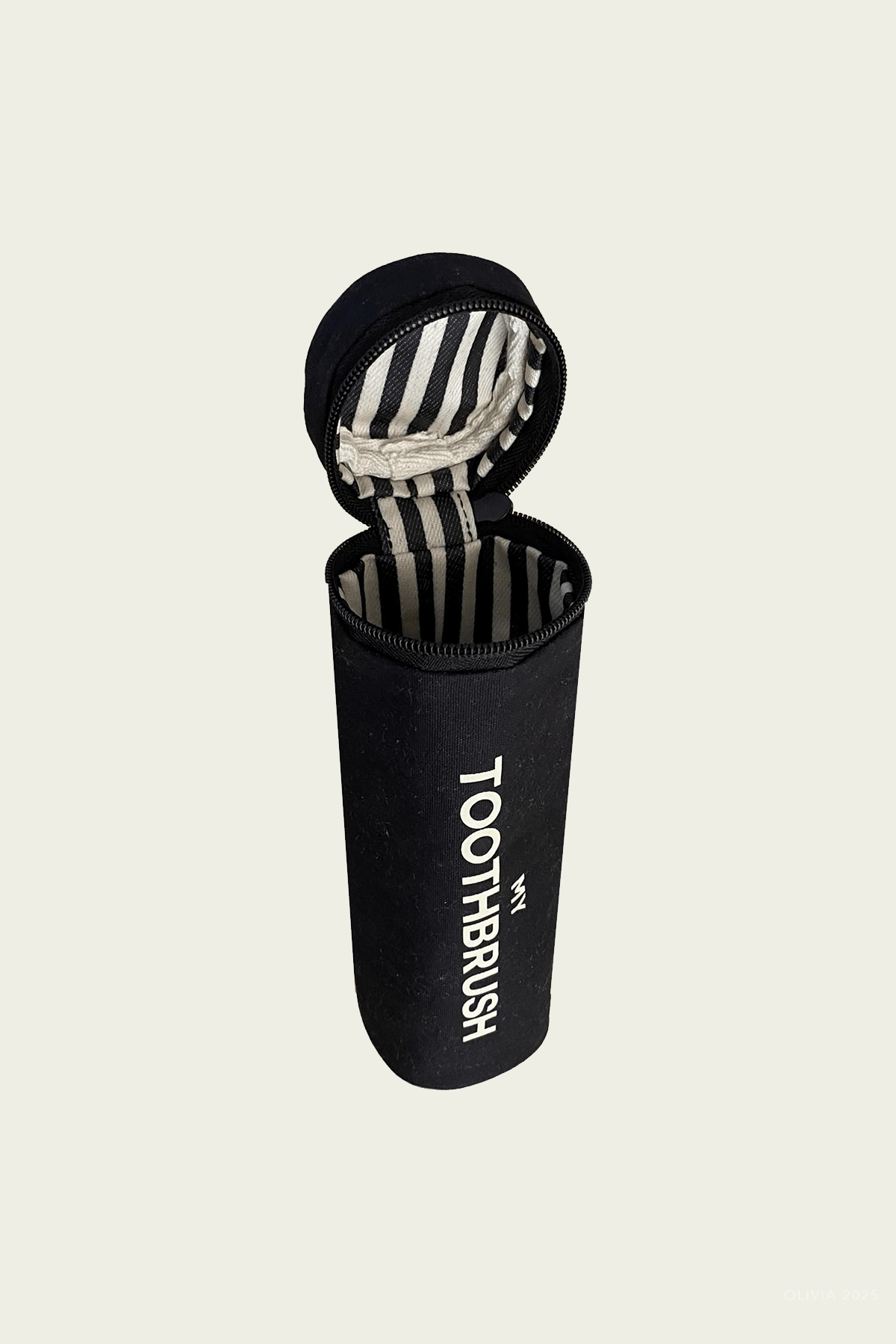 Toothbrush Travel Case in Black - shop - olivia.com