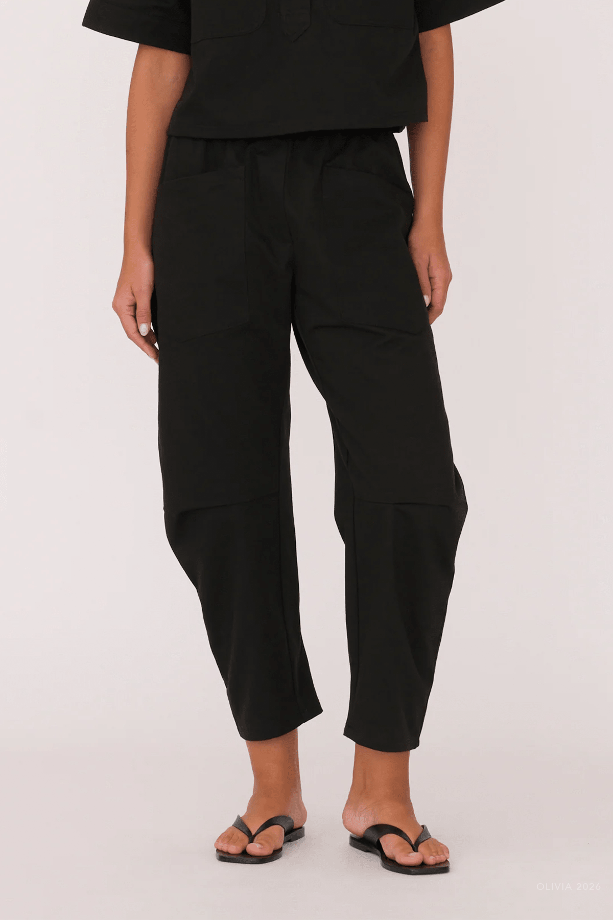 Travis Pant in Black - shop-olivia.com