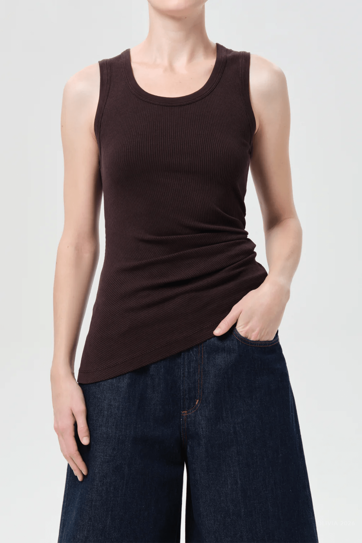 Twisted Poppy Tank in Tone - shop - olivia.com