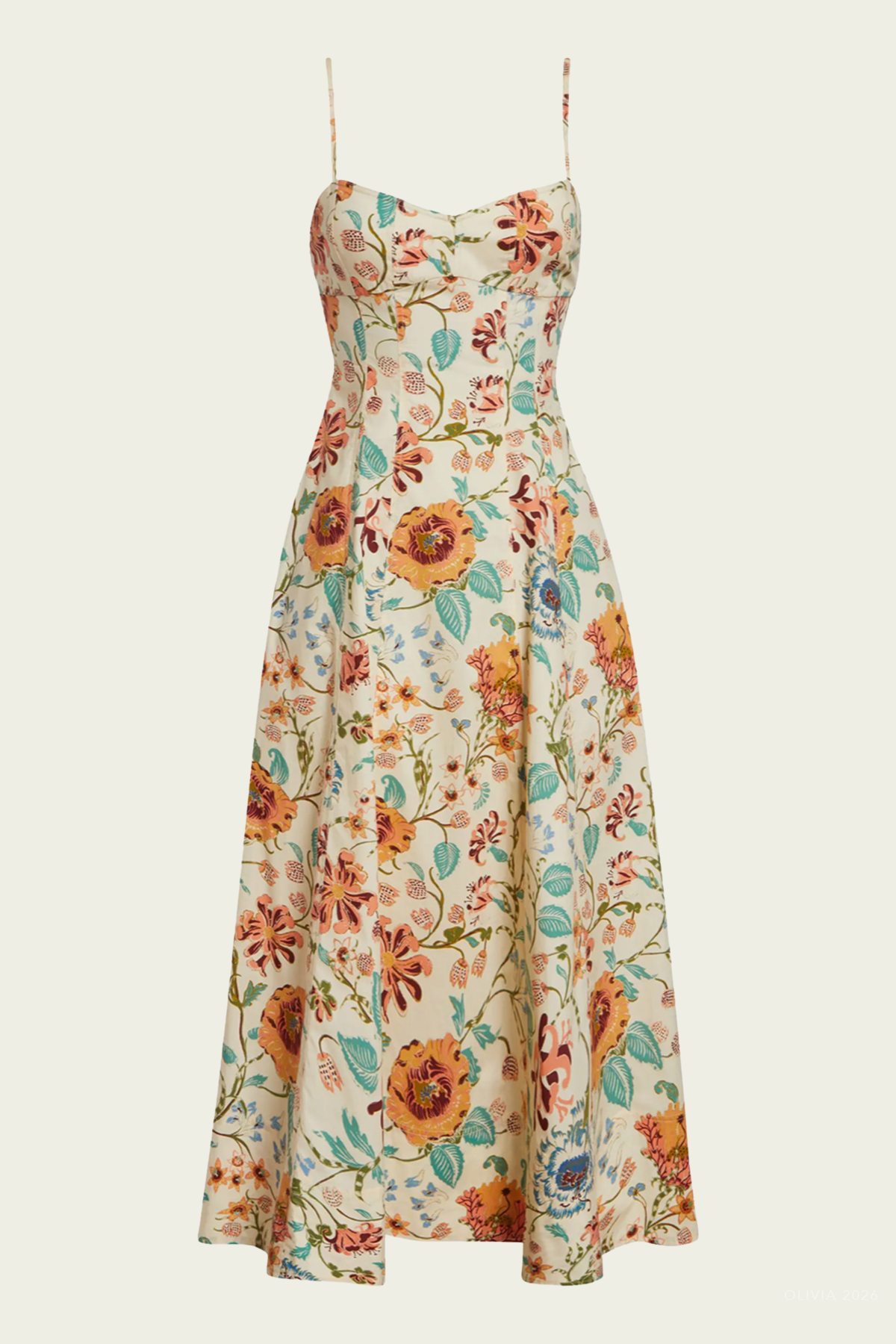 Fiora Cami Cotton Dress in Abalone