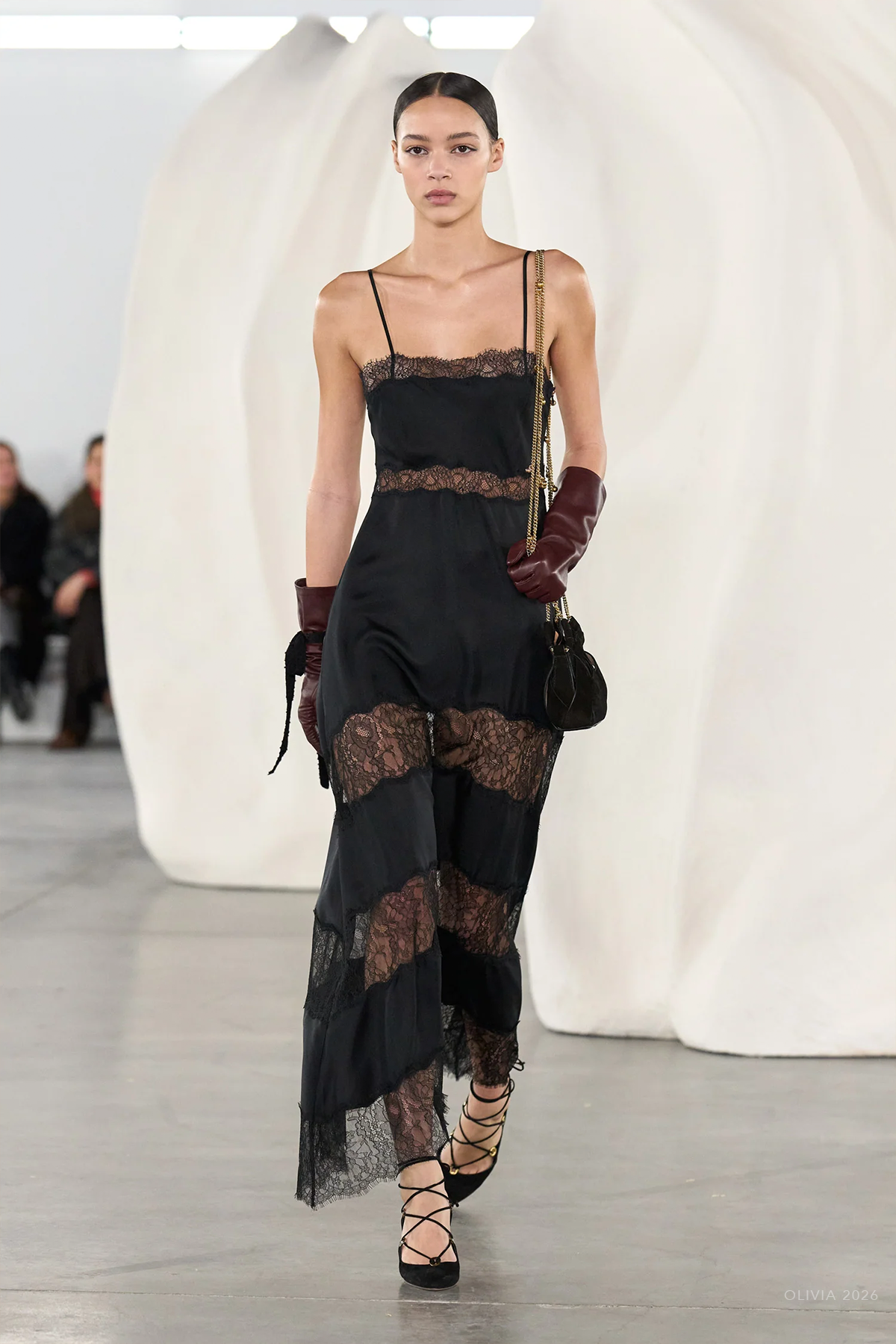 Coco Sleeveless Silk Dress in Noir