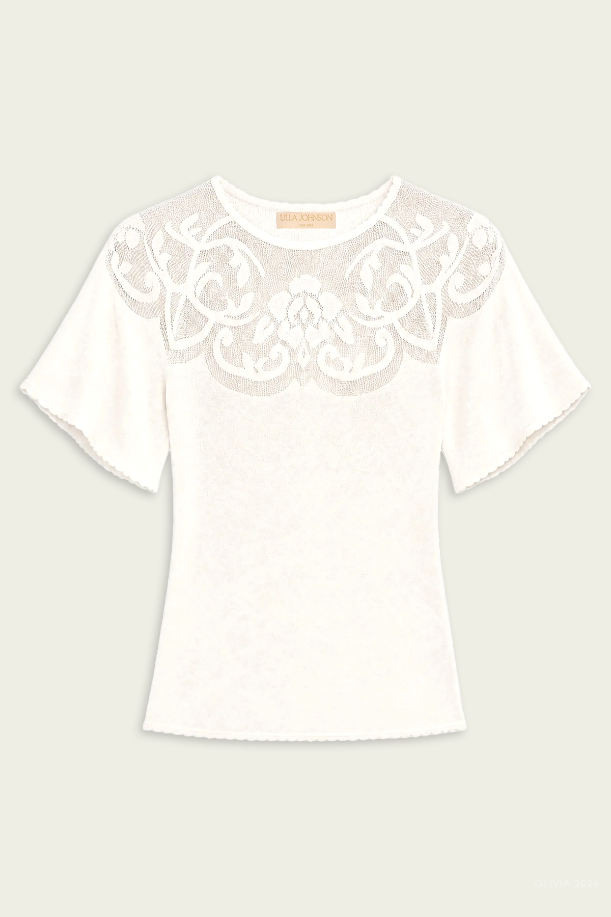 Vara Knit Top in Cowrie