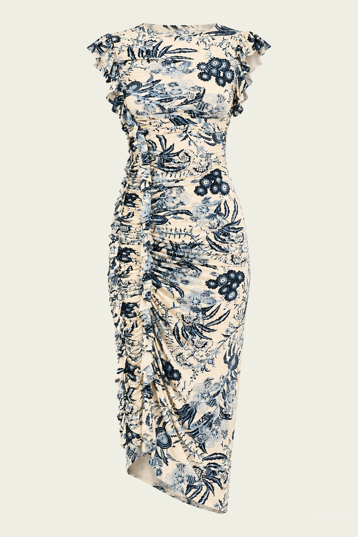 Jacqueline Midi Dress in Bali