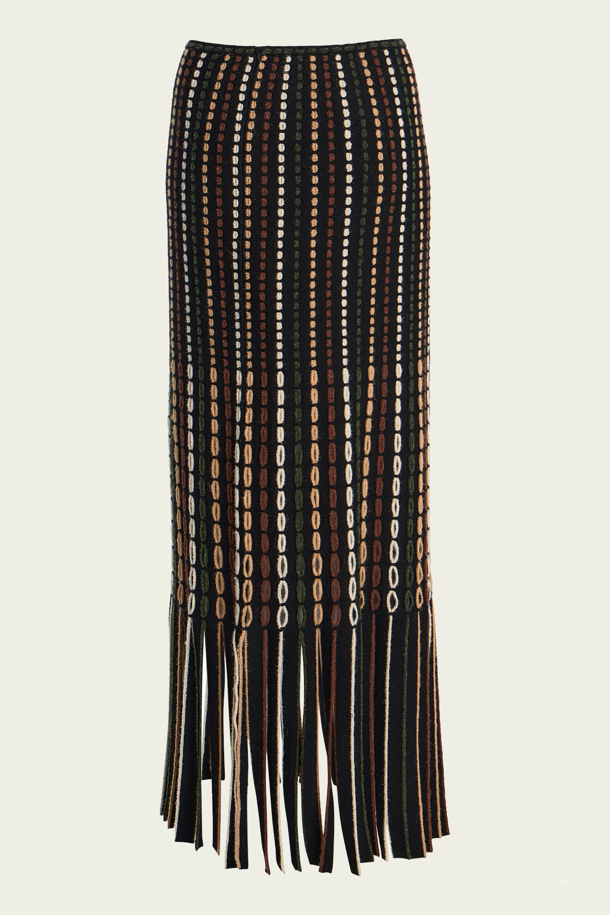 Ineze Knit Skirt in Noctis
