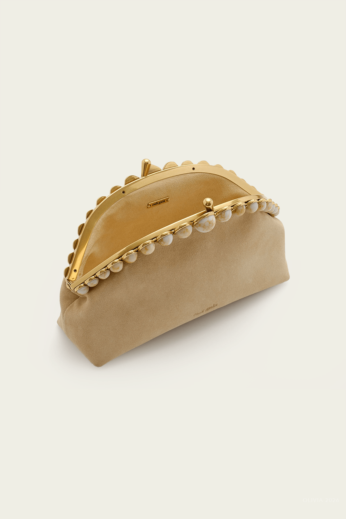 Una Clutch in Sand - shop - olivia.com