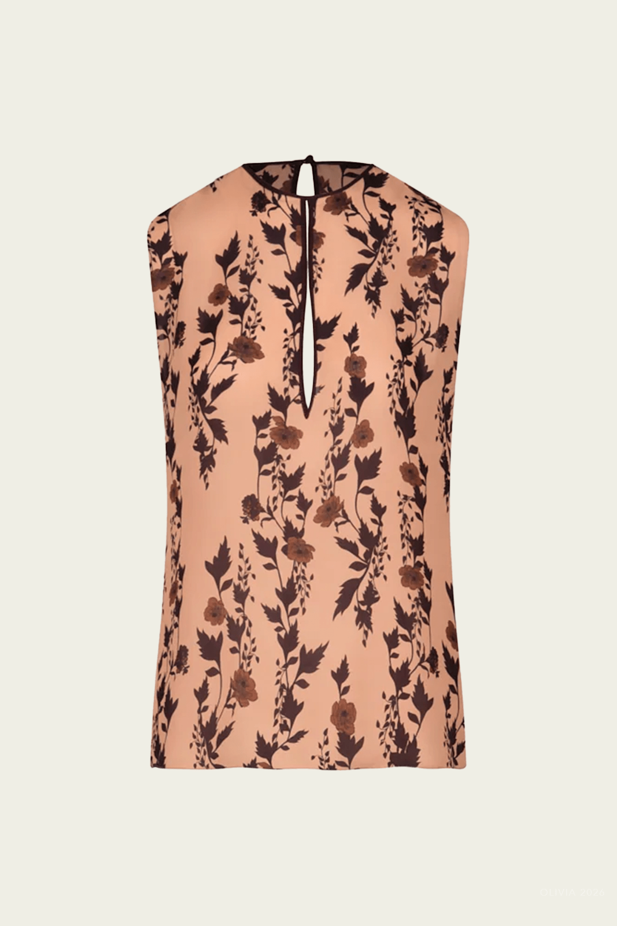 Untamed Bloom Top in Peach - shop-olivia.com