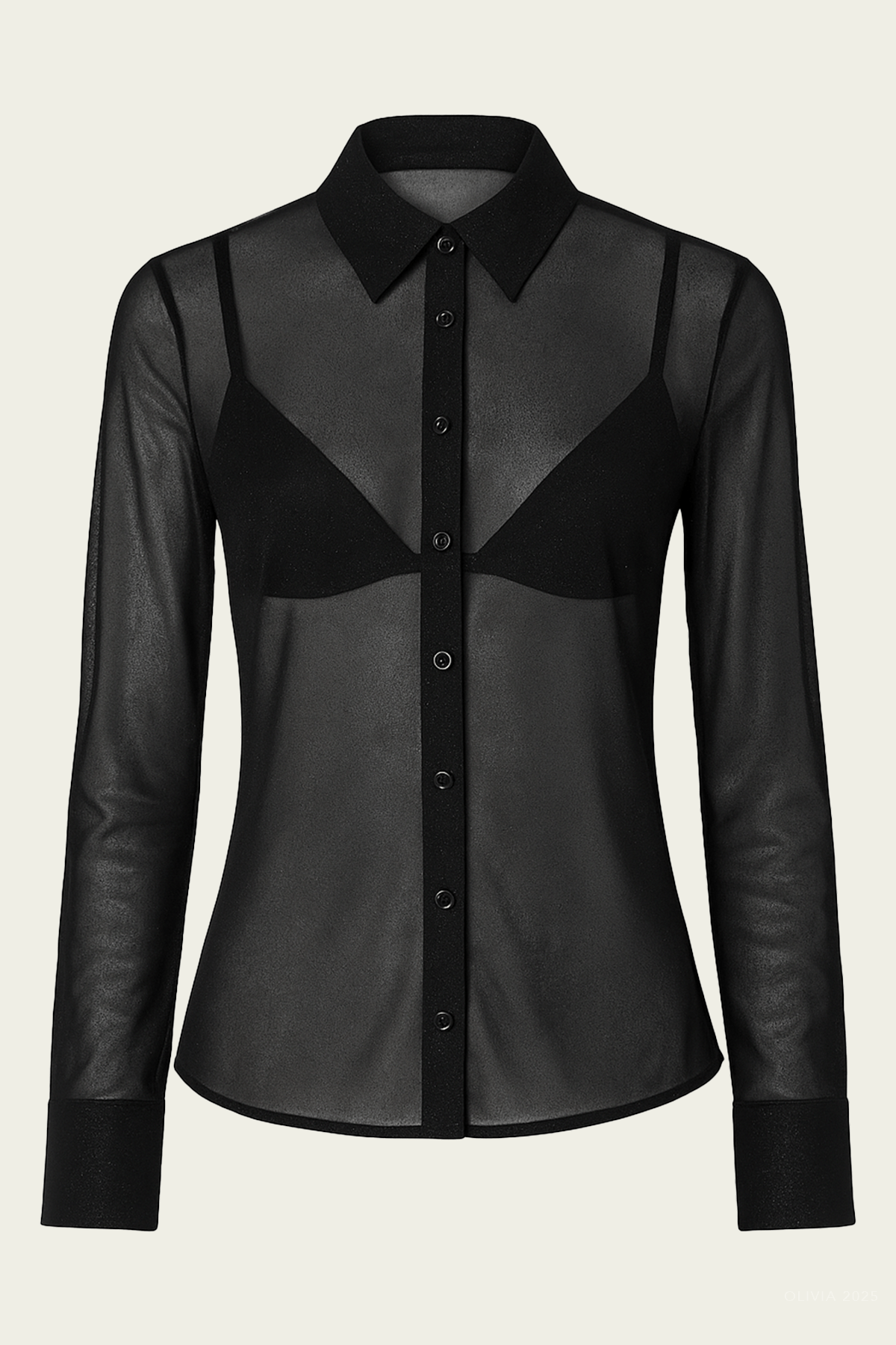 Val Blouse in Black - shop - olivia.com