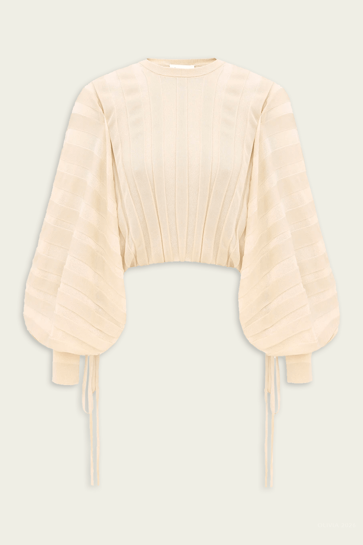 Valiant Drawn Sweater in Cream - shop-olivia.com
