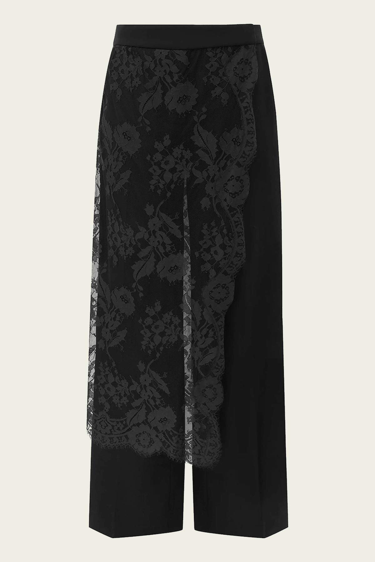 Valiant Lace Wrap Pant in Black - shop-olivia.com
