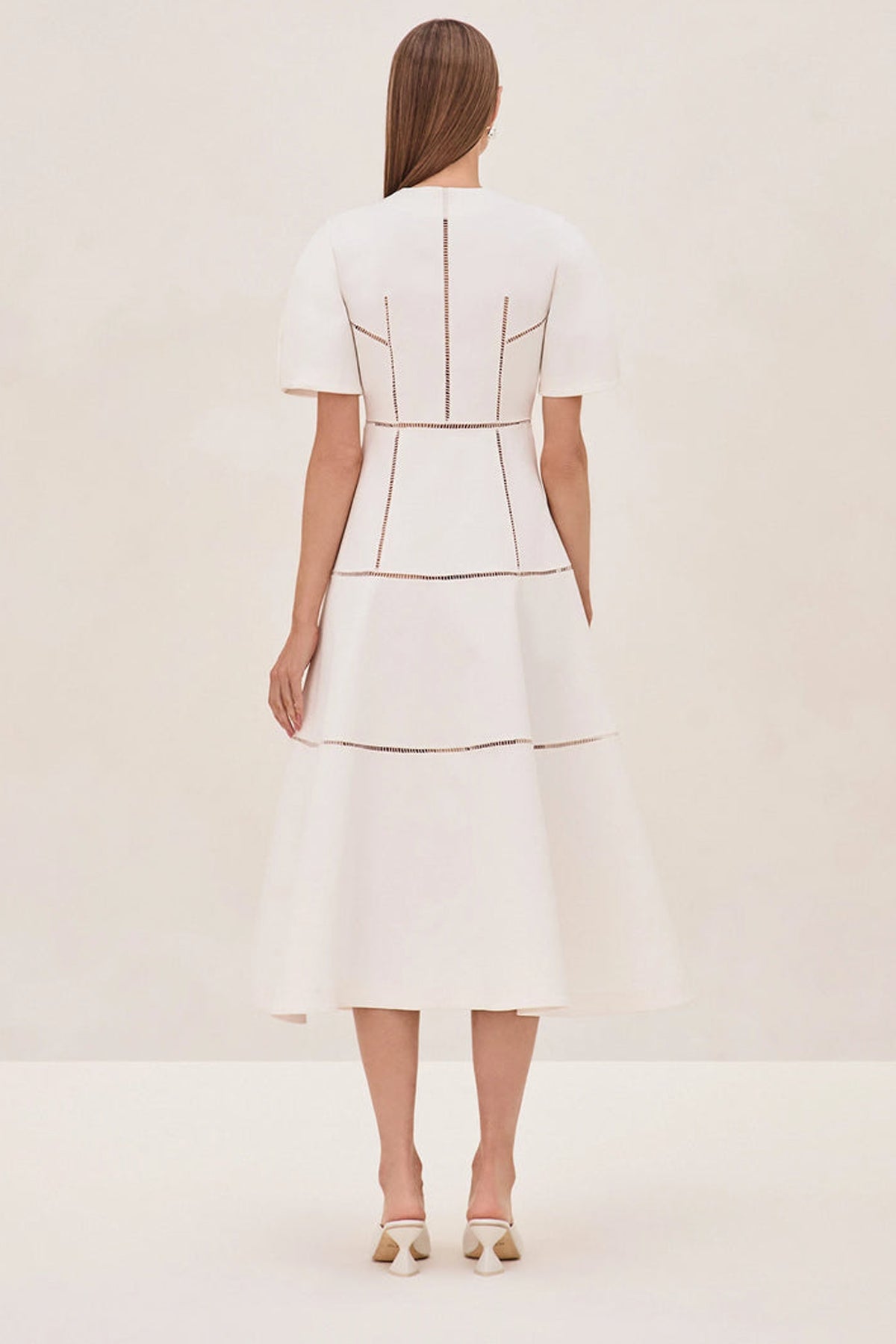 Valry Dress In White - shop - olivia.com