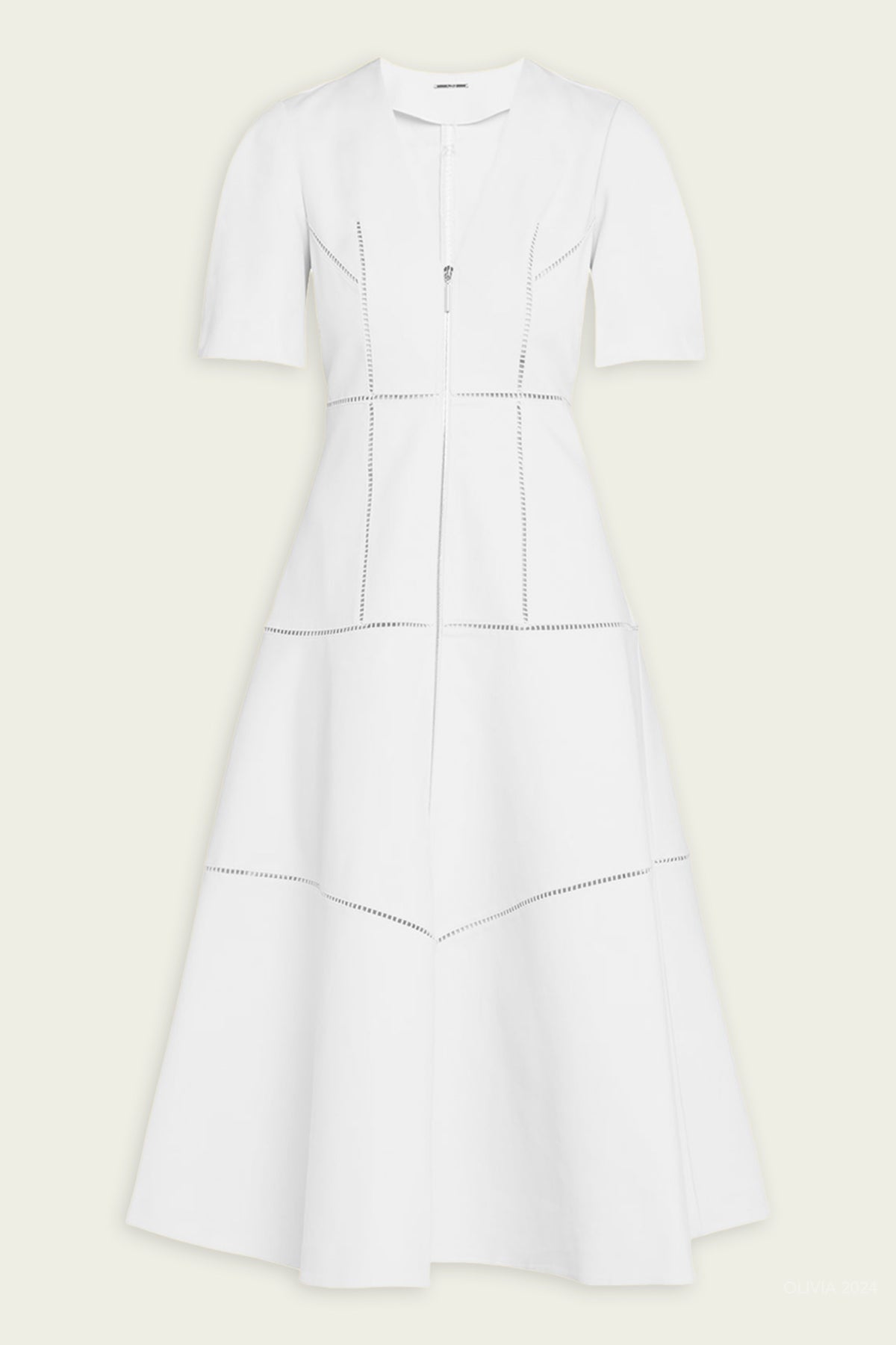 Valry Dress In White - shop - olivia.com