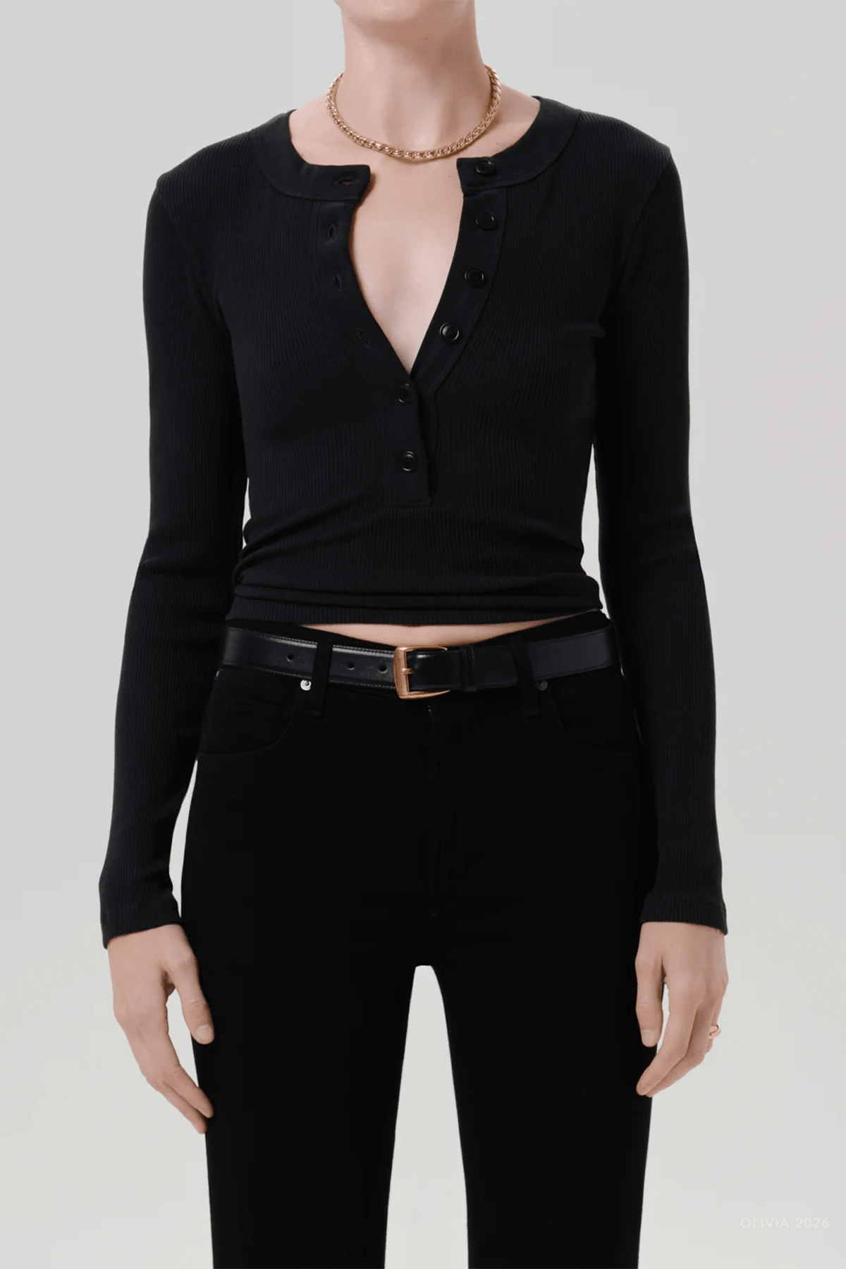 Varra Henley in Juniper - shop-olivia.com