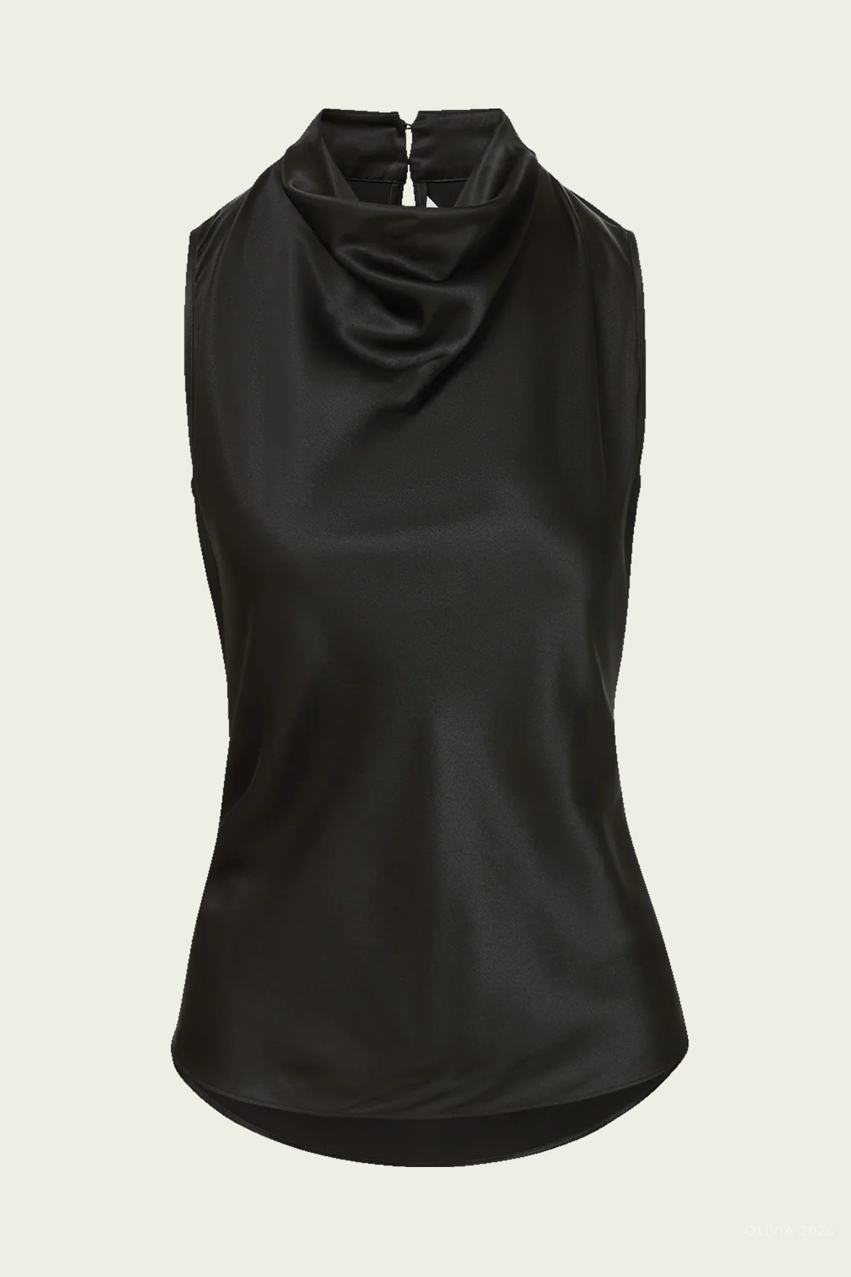 Tam Sleeveless Blouse in Black