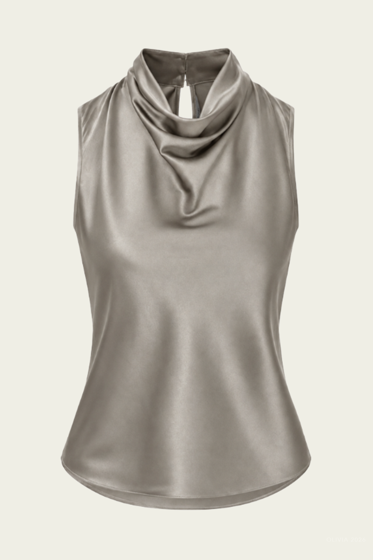 Tam Sleeveless Blouse in Pewter