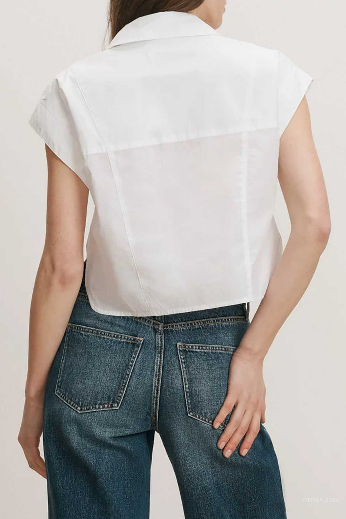 Nestor Button-Down Shirt in White