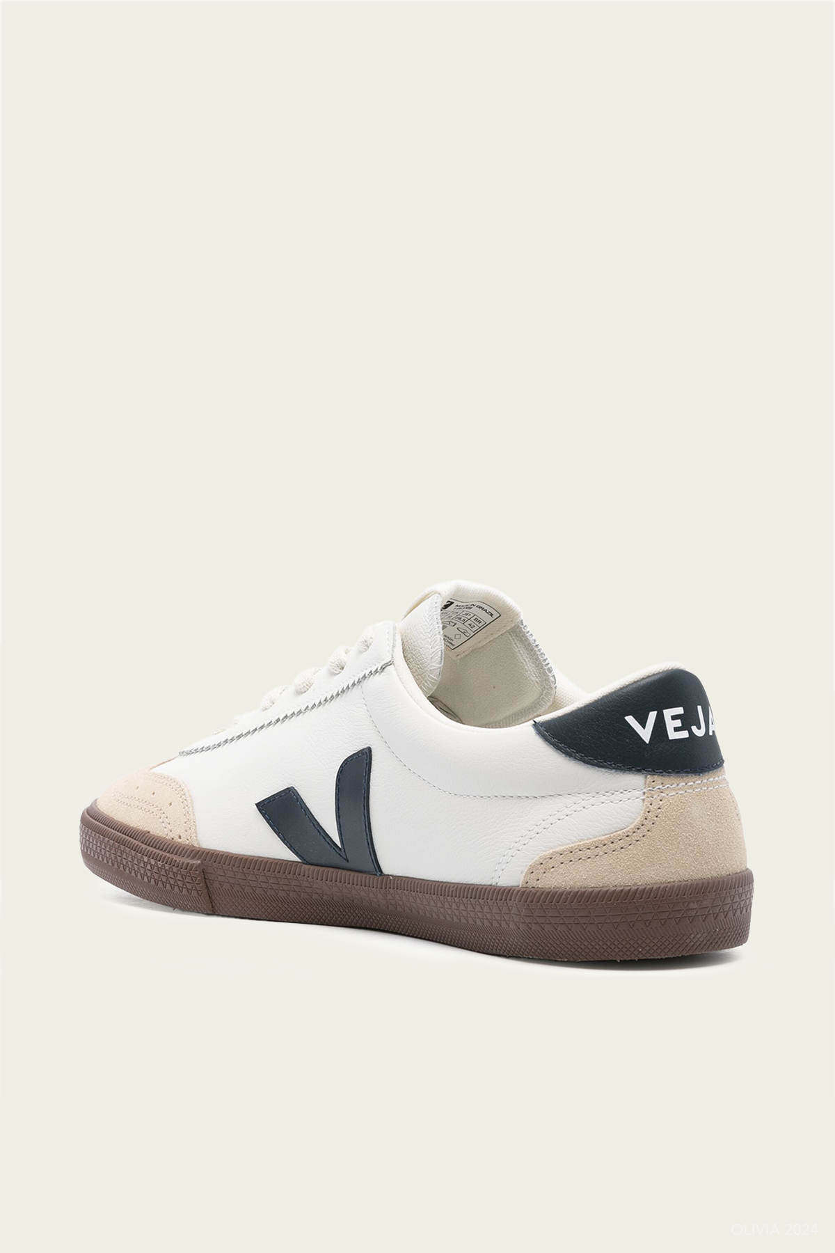 Volley O.T. Leather Men Sneaker in White Nautico Bark