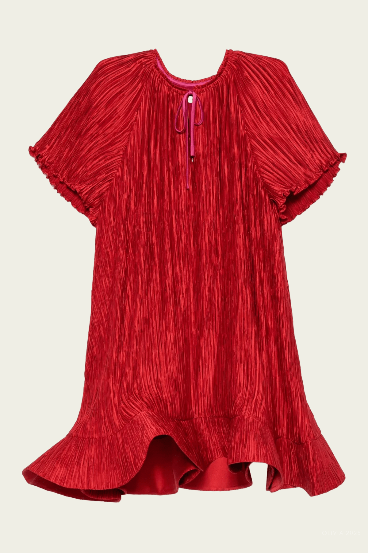 Venus Mini Dress in Crimson Multi - shop - olivia.com