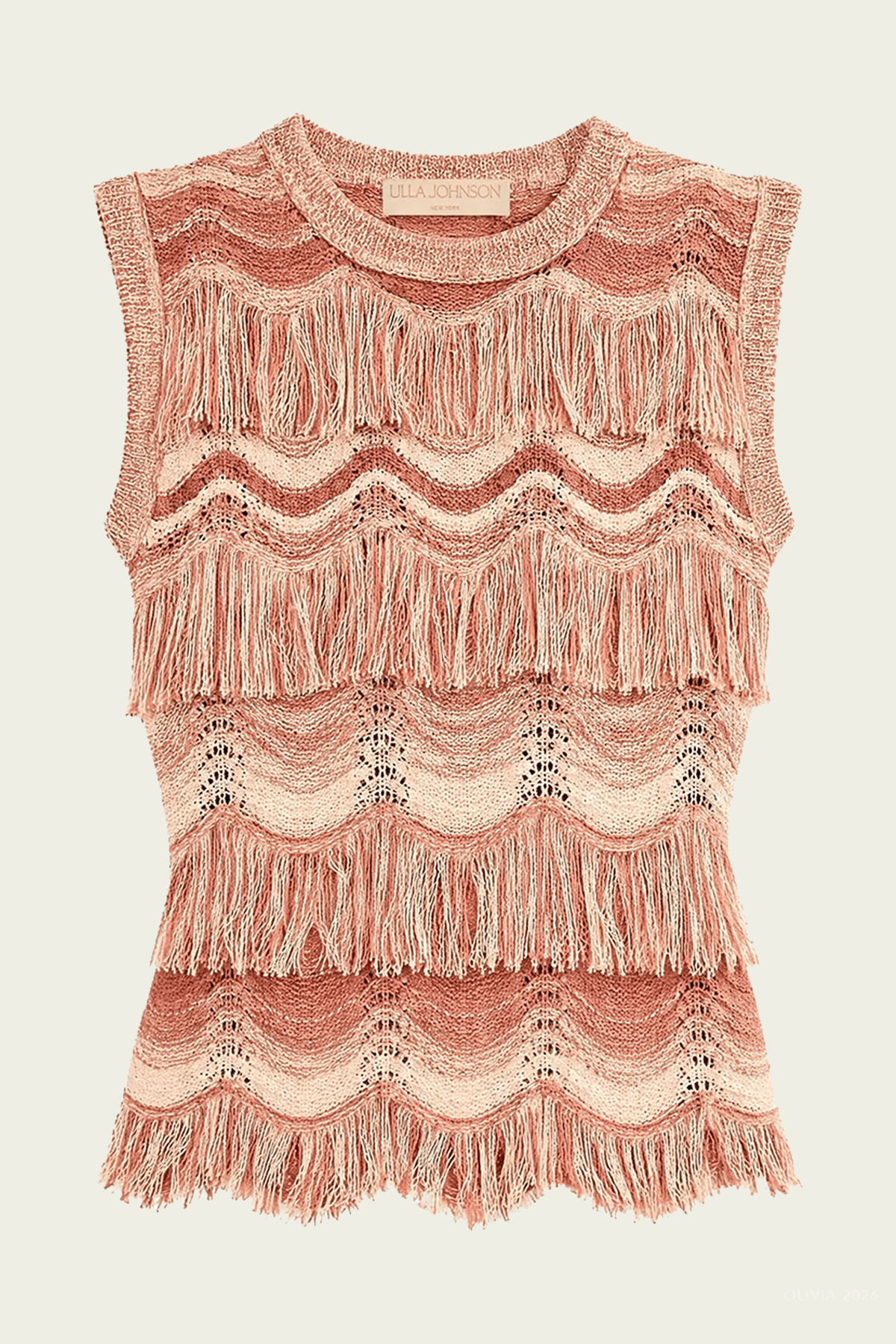 Vida Knit Top in Terracotta Rose - shop-olivia.com