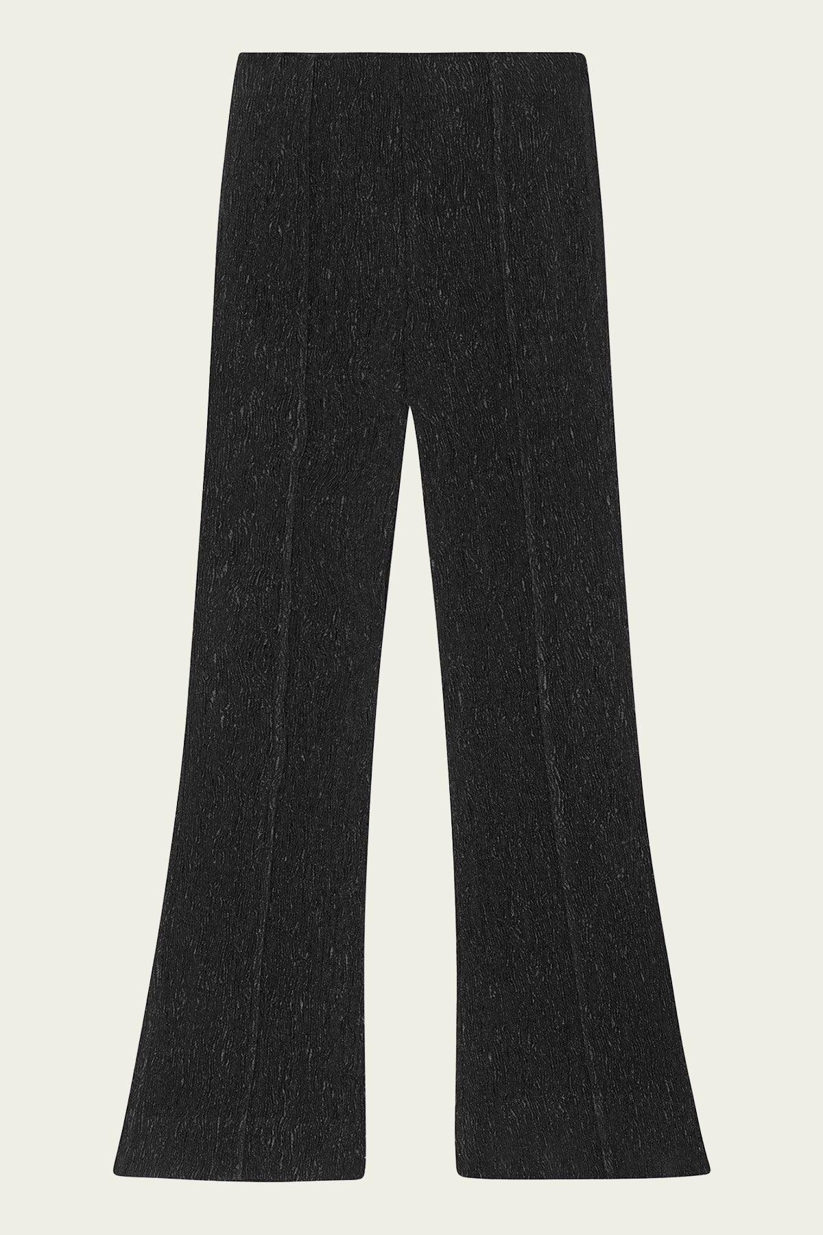 Viscose Stretch Crepe Flared Pants in Black - shop - olivia.com