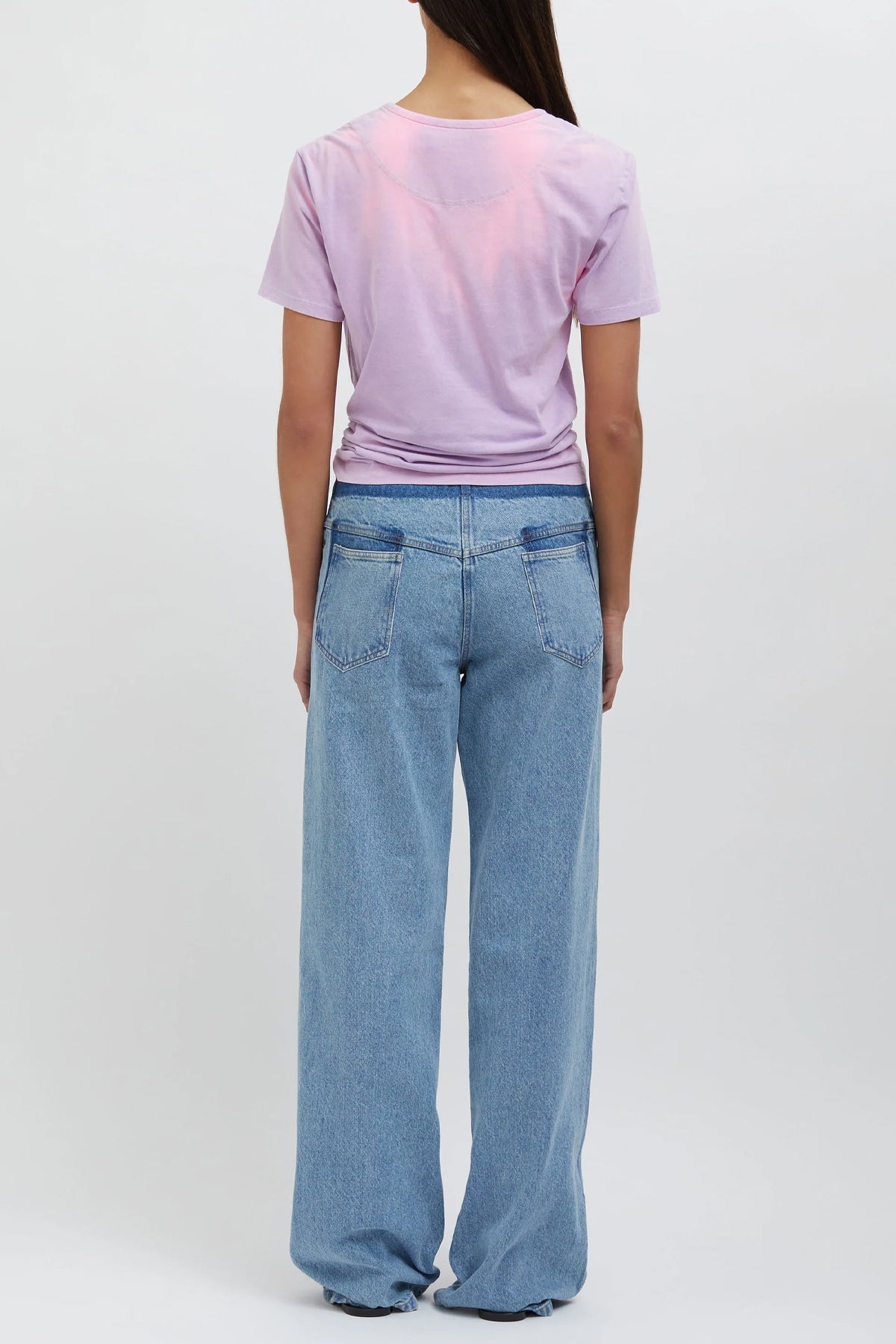 Washed Moodstone Tee in Grape - shop - olivia.com