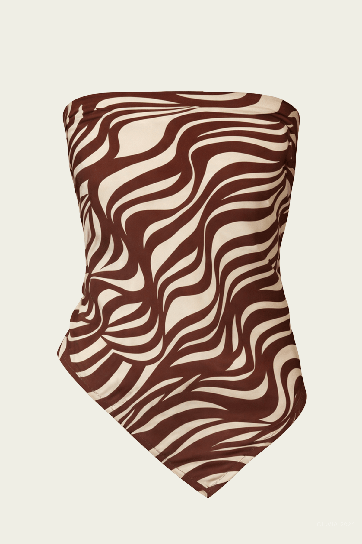 Wave Print Scarf Top in Wave Print - shop - olivia.com