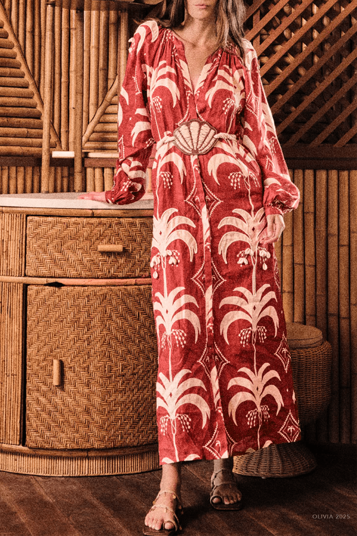 Weaving Waves Tunic Dress in Dark Cherry Ecru - shop - olivia.com