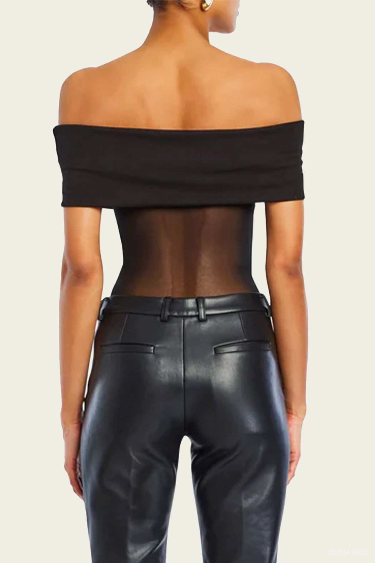 Willa Bodysuit in Black - shop - olivia.com