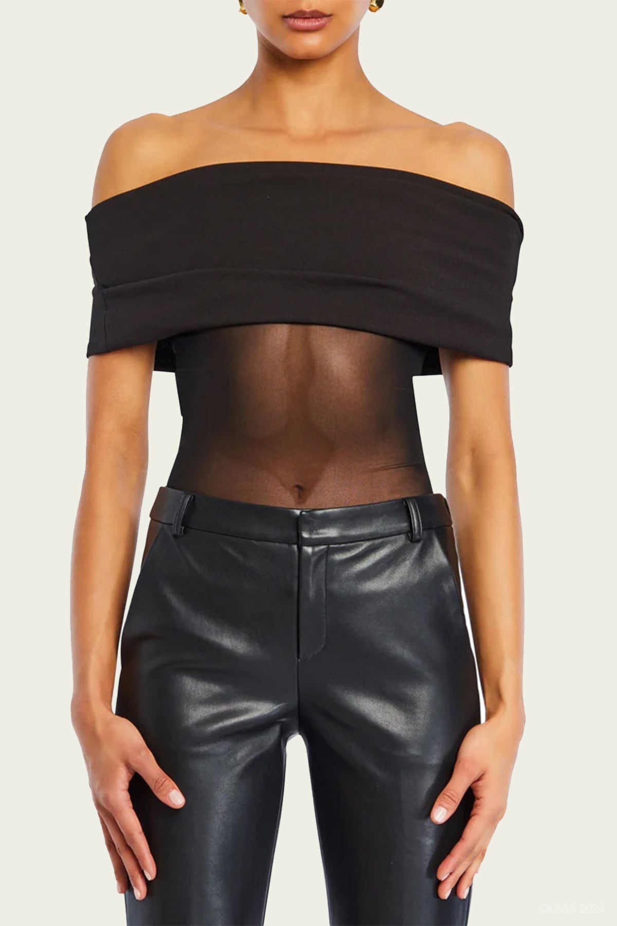 Willa Bodysuit in Black - shop - olivia.com