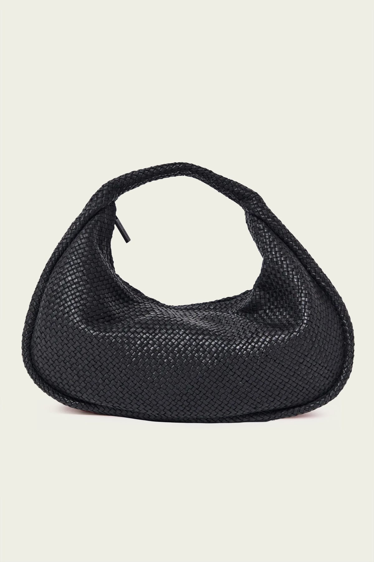 Woven Bon Bon Bag in Black - shop-olivia.com