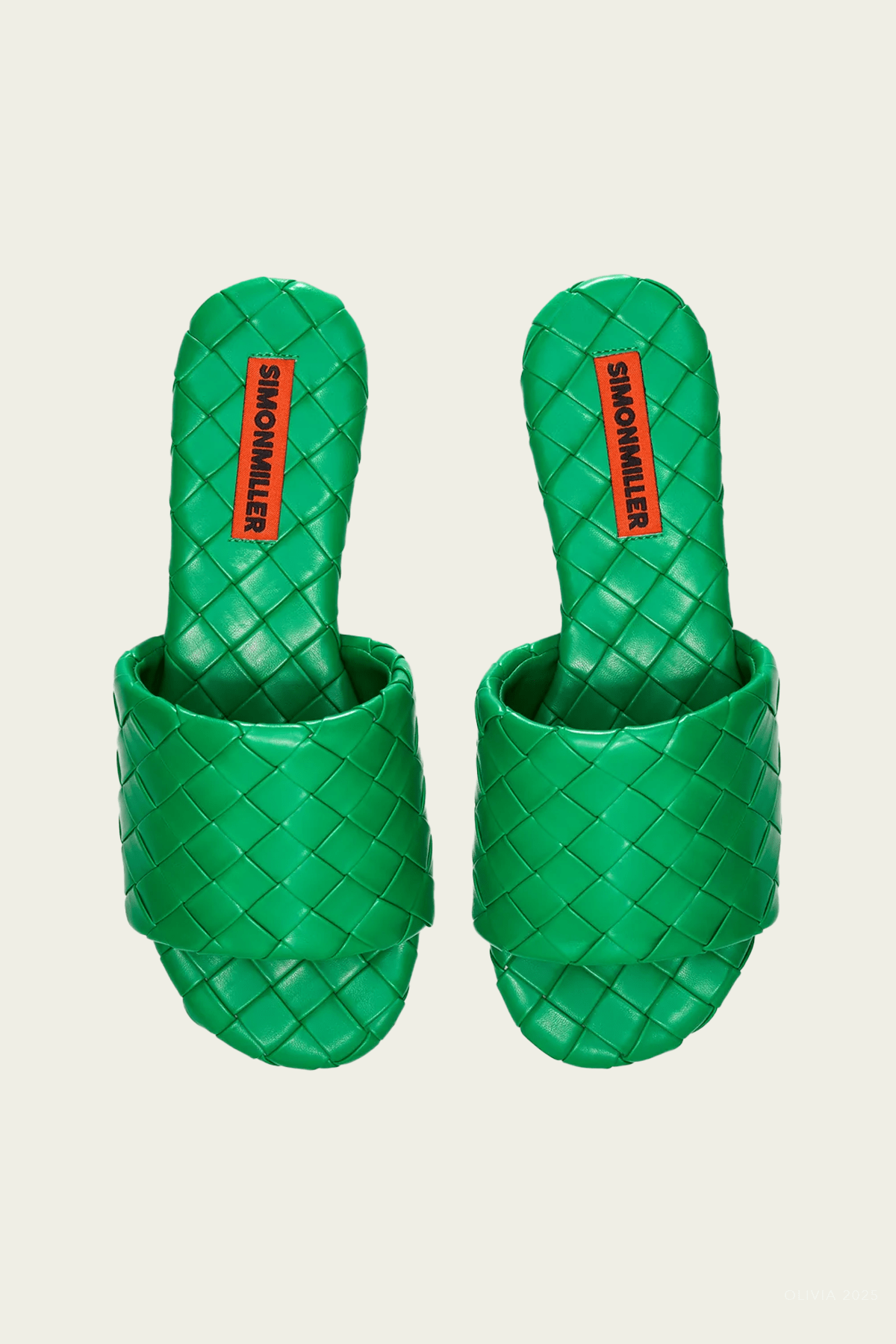 Woven Salerno Sandal in Gummy Green - shop - olivia.com