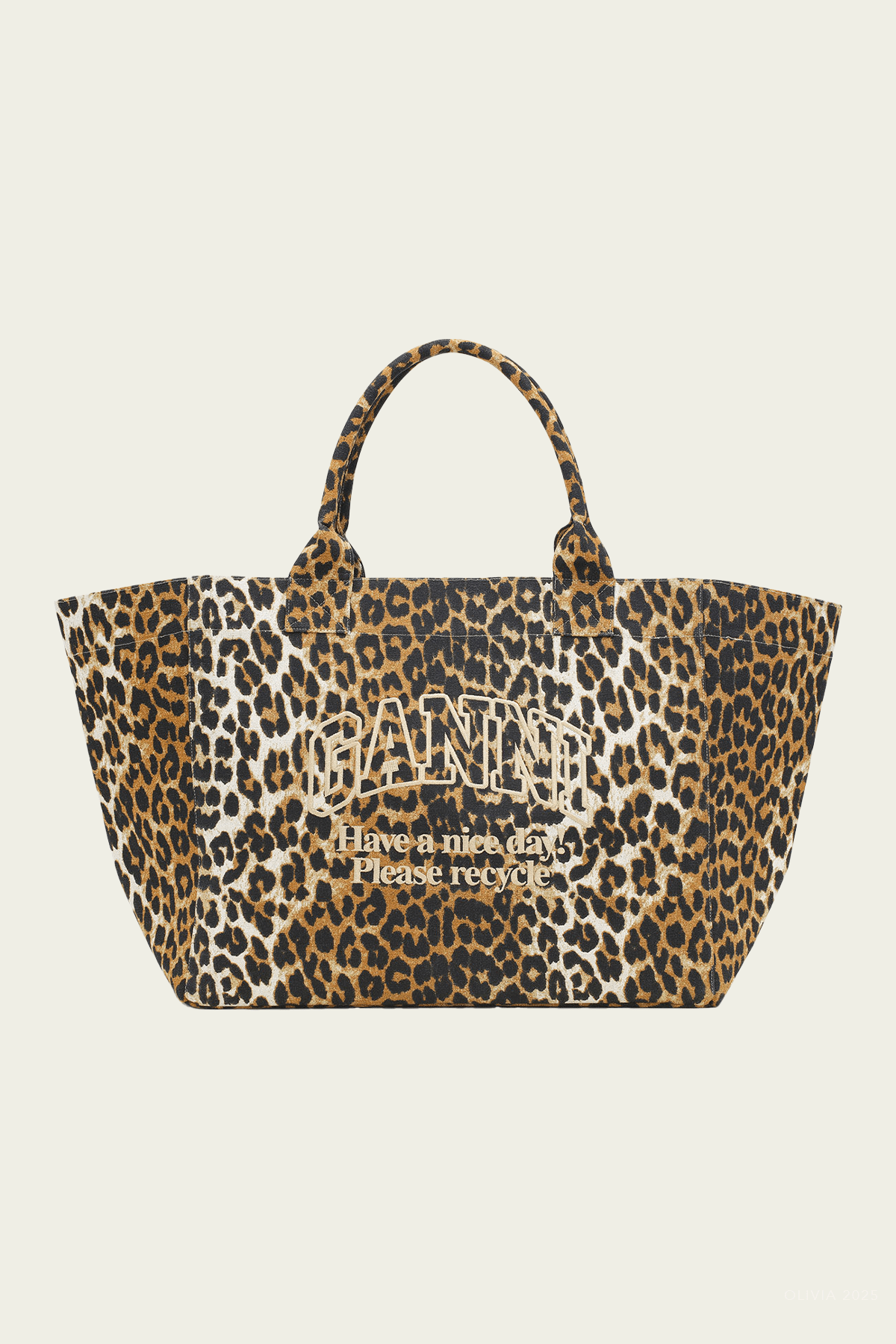 XXL Shopper Tote in Leopard - shop - olivia.com