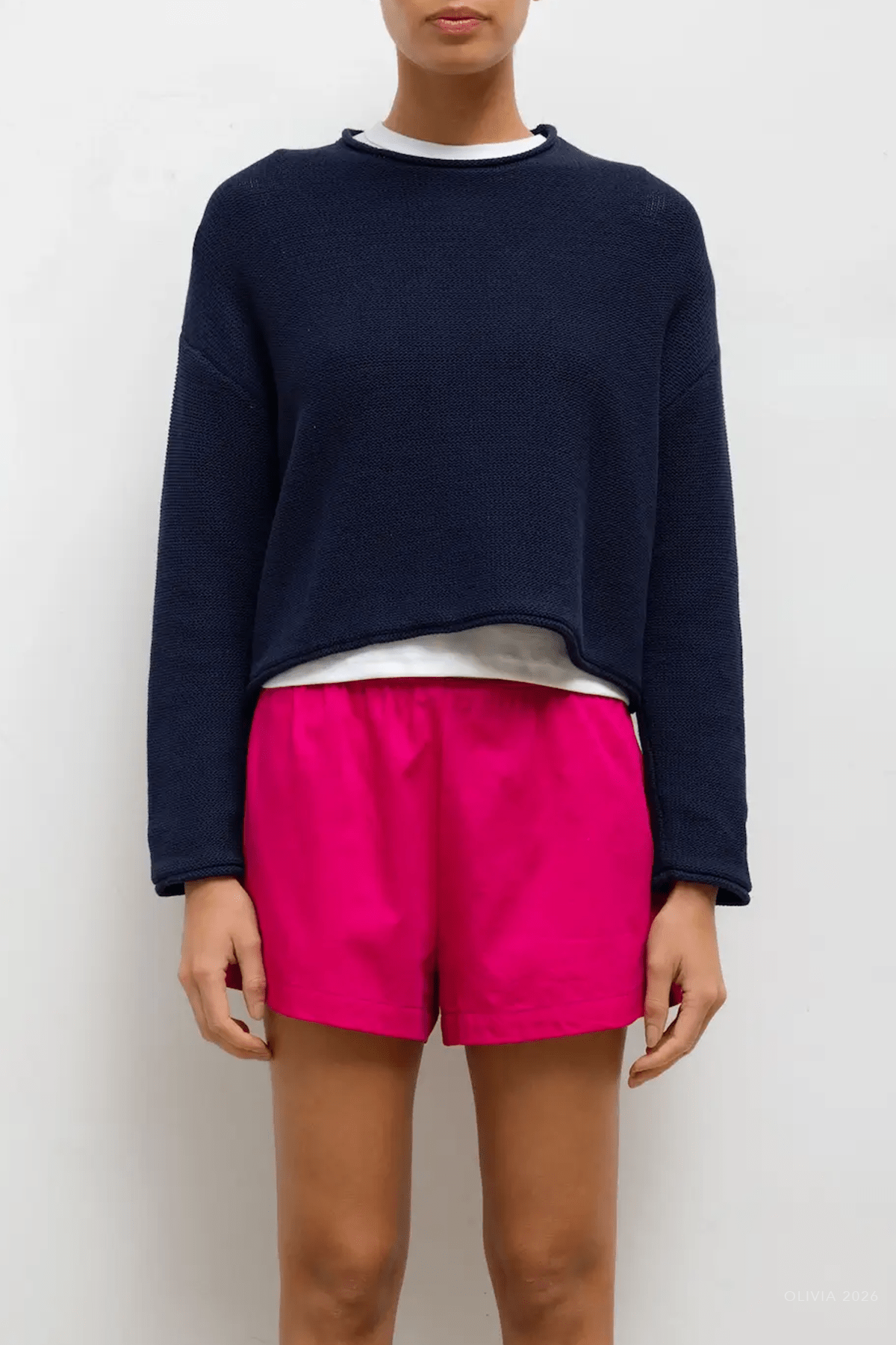 Yoko Summer Short in Amaranth - shop-olivia.com