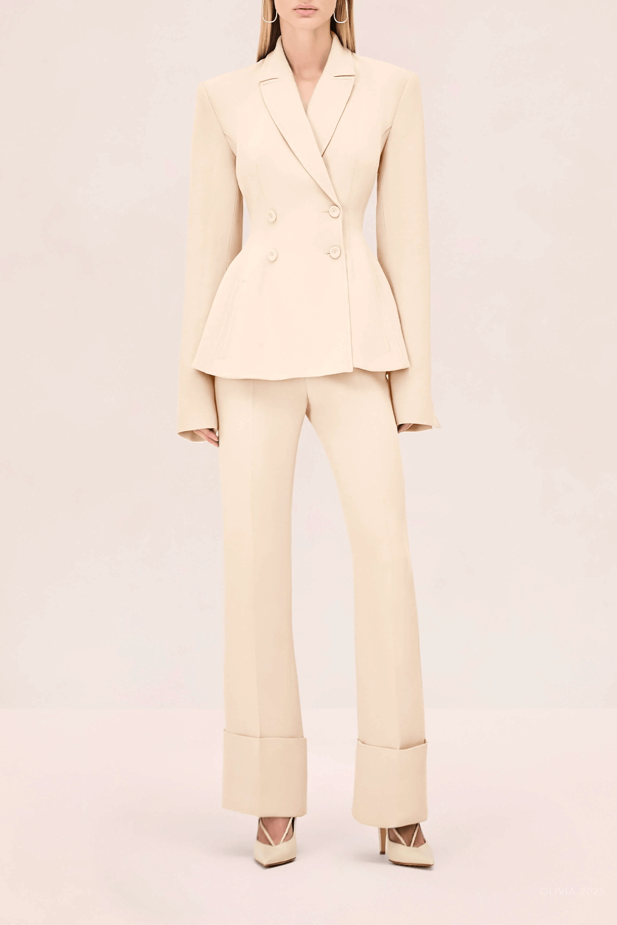 York Pant in Cream - shop - olivia.com