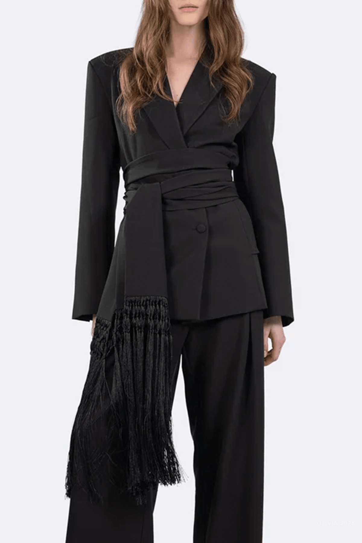 Yves Blazer in Black - shop-olivia.com