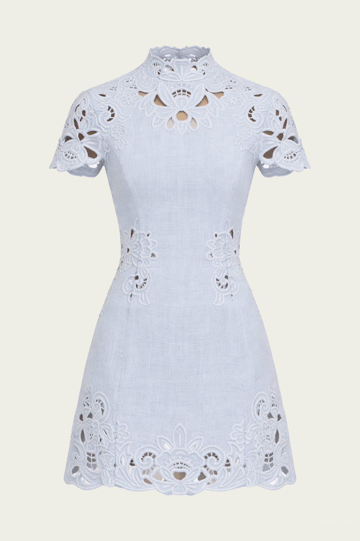 Zafira Mini Dress in Coastal - shop - olivia.com